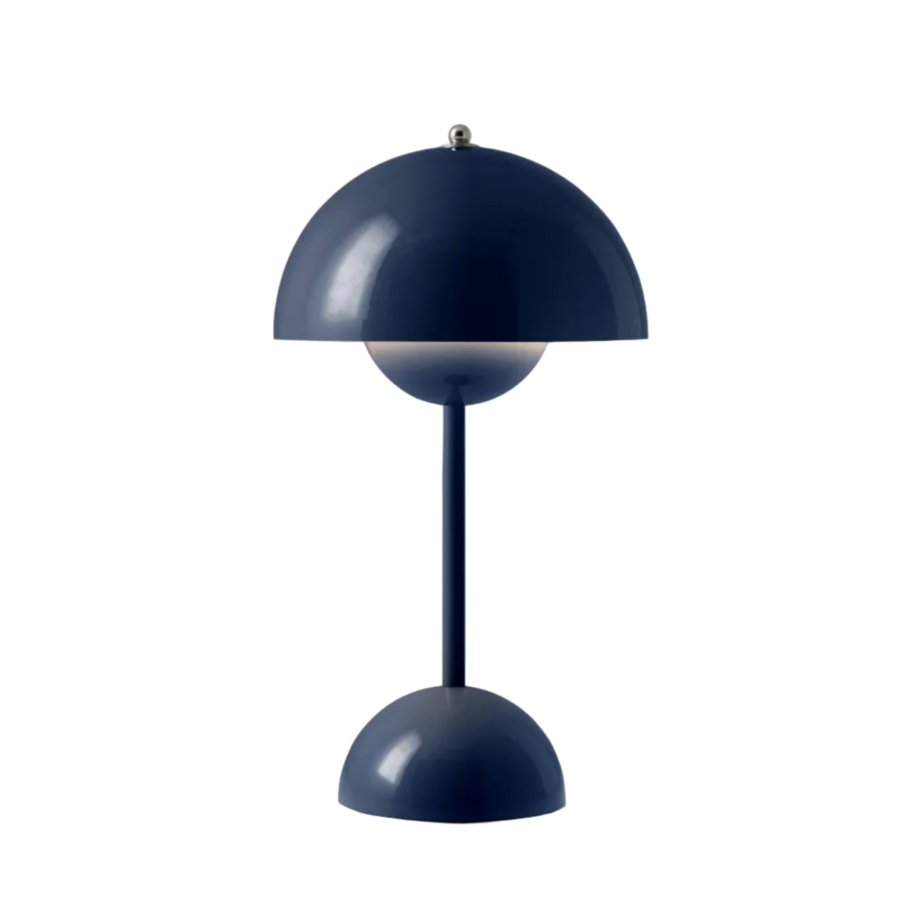 Tragbare Lampe FLOWERPOT VP9, stahlblau
