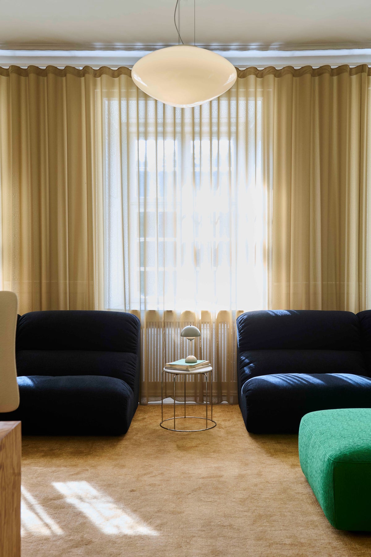 Modulares Sofa für 4 Personen HI LO in Himmelblau