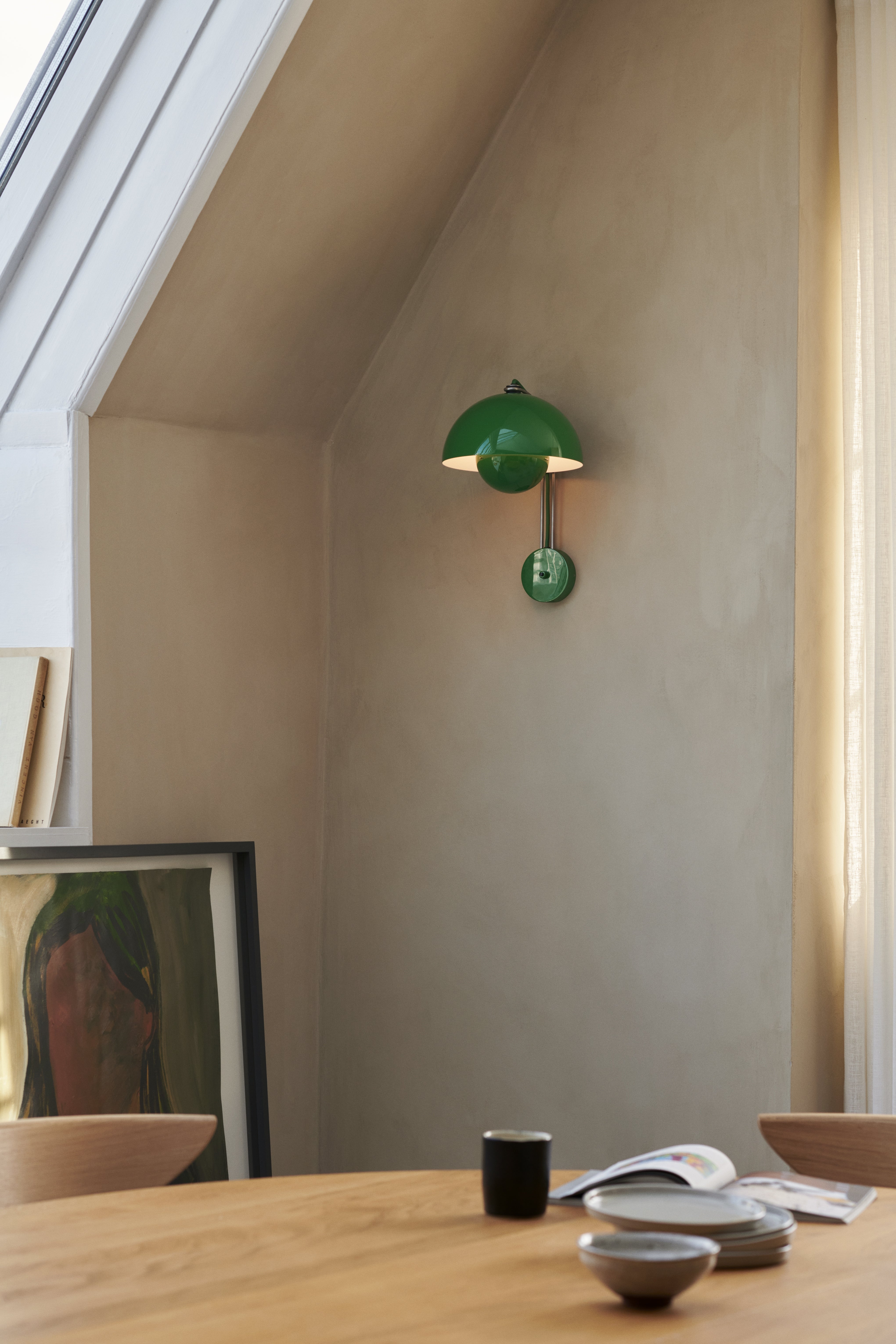Wandlampe FLOWERPOT VP8 verchromt