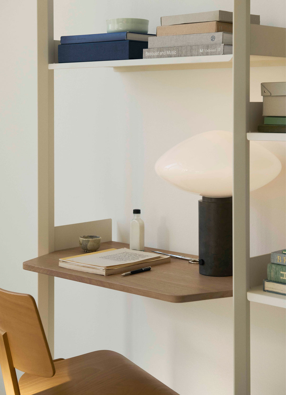 Modularregal ROMBE alabasterfarben