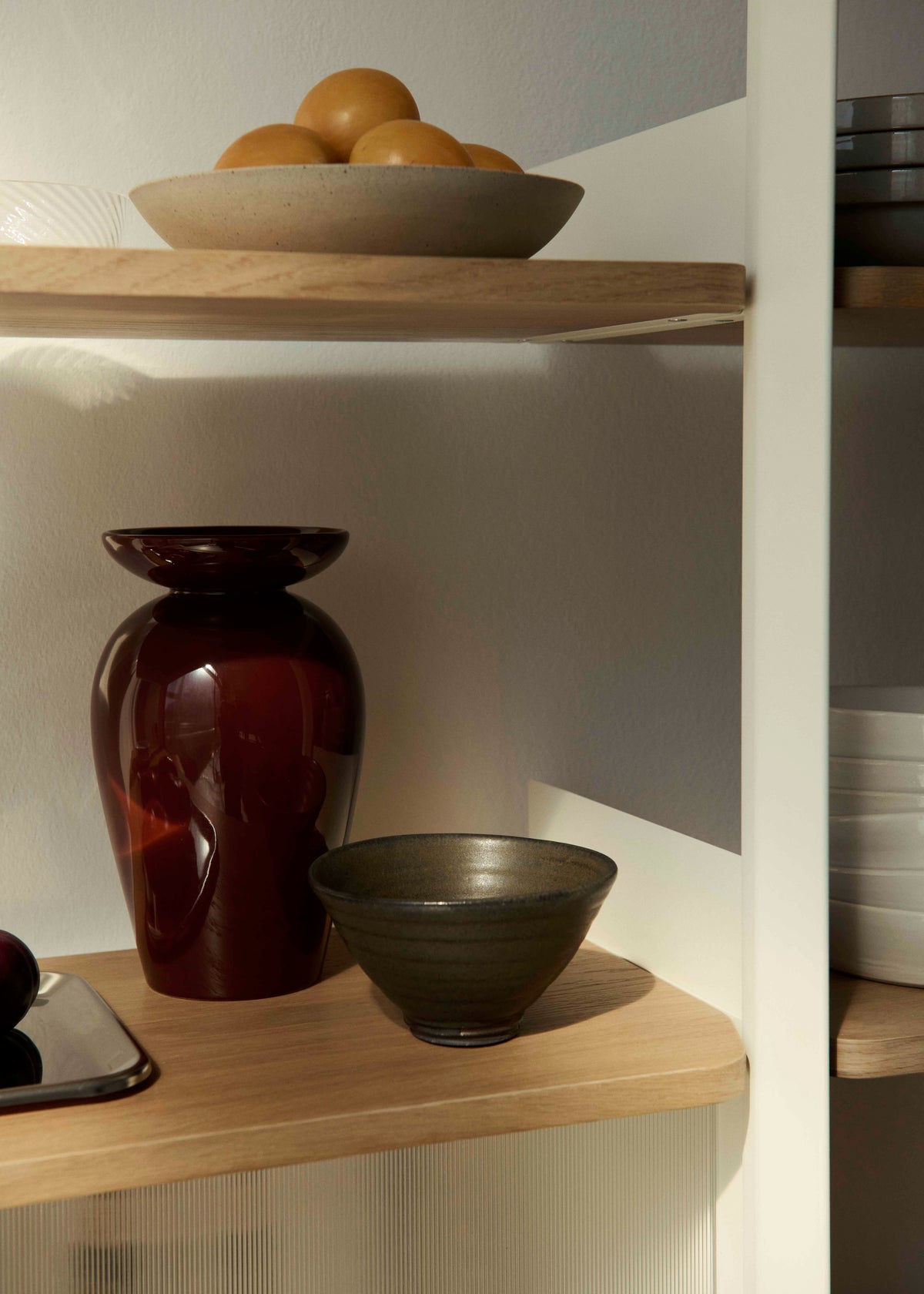 Vase MOMENTO JH47 rot-braun