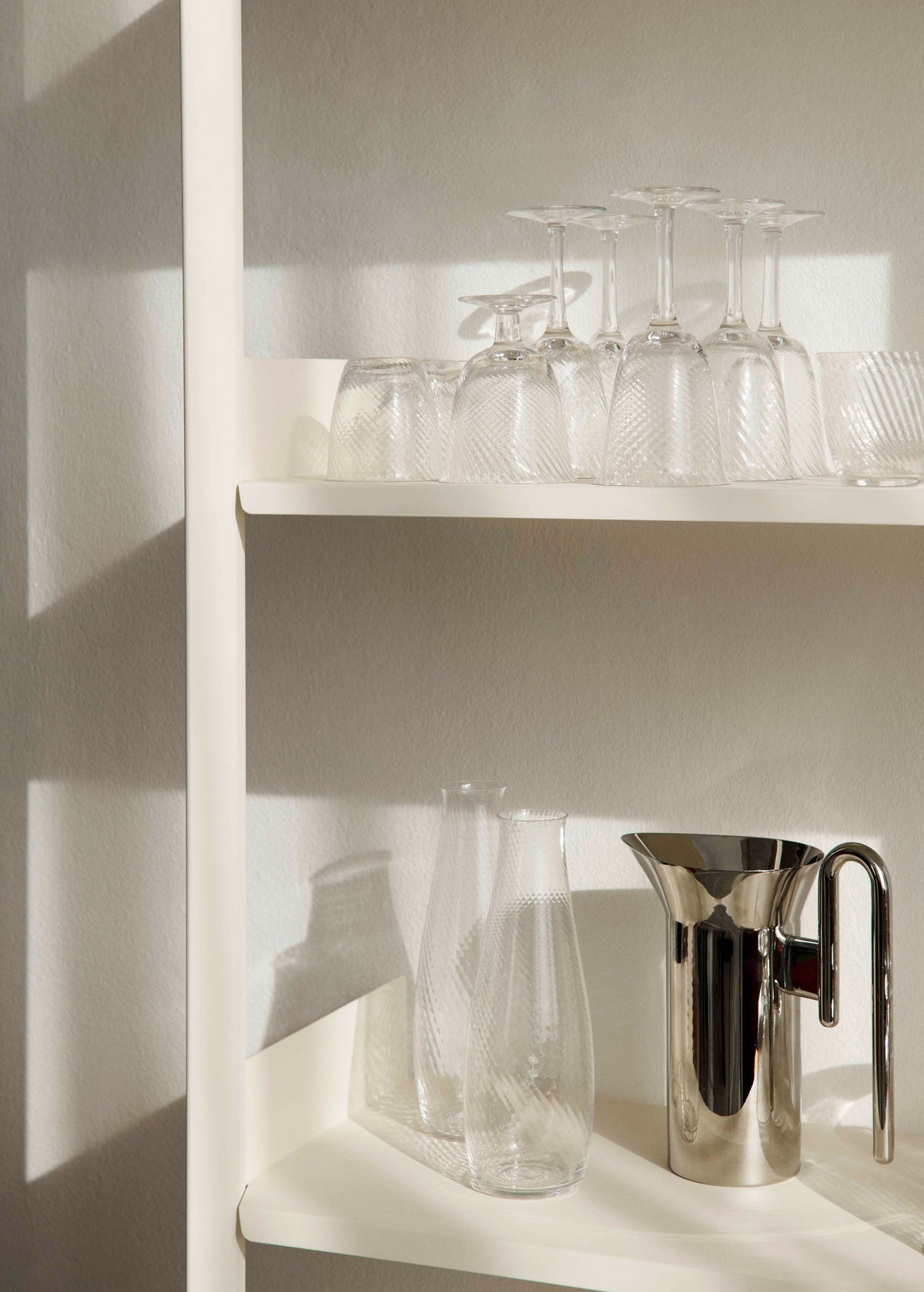 Modularregal ROMBE alabasterfarben