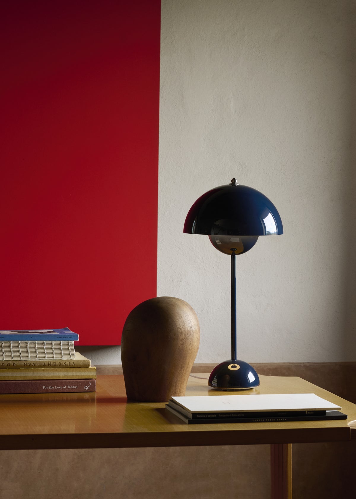 Tischlampe FLOWERPOT VP3 stahlblau