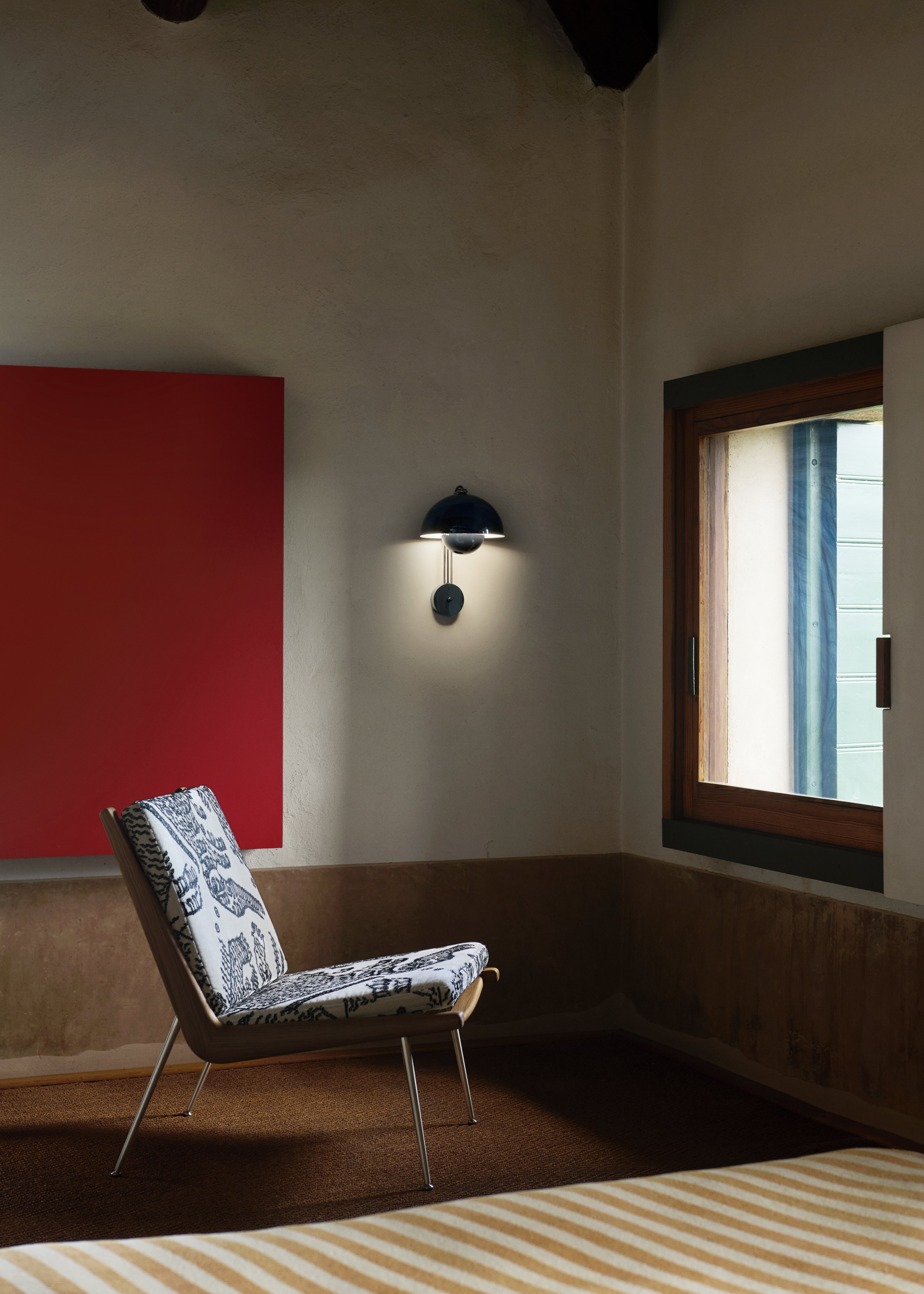 Wandlampe FLOWERPOT VP8 verchromt