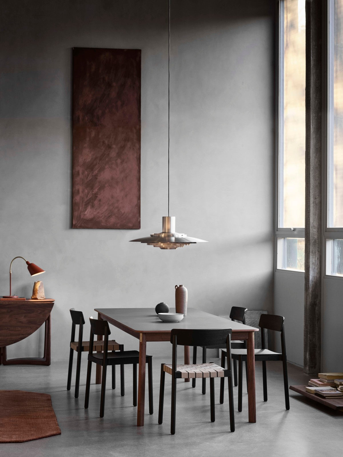 Pendelleuchte P376 mattweiß
