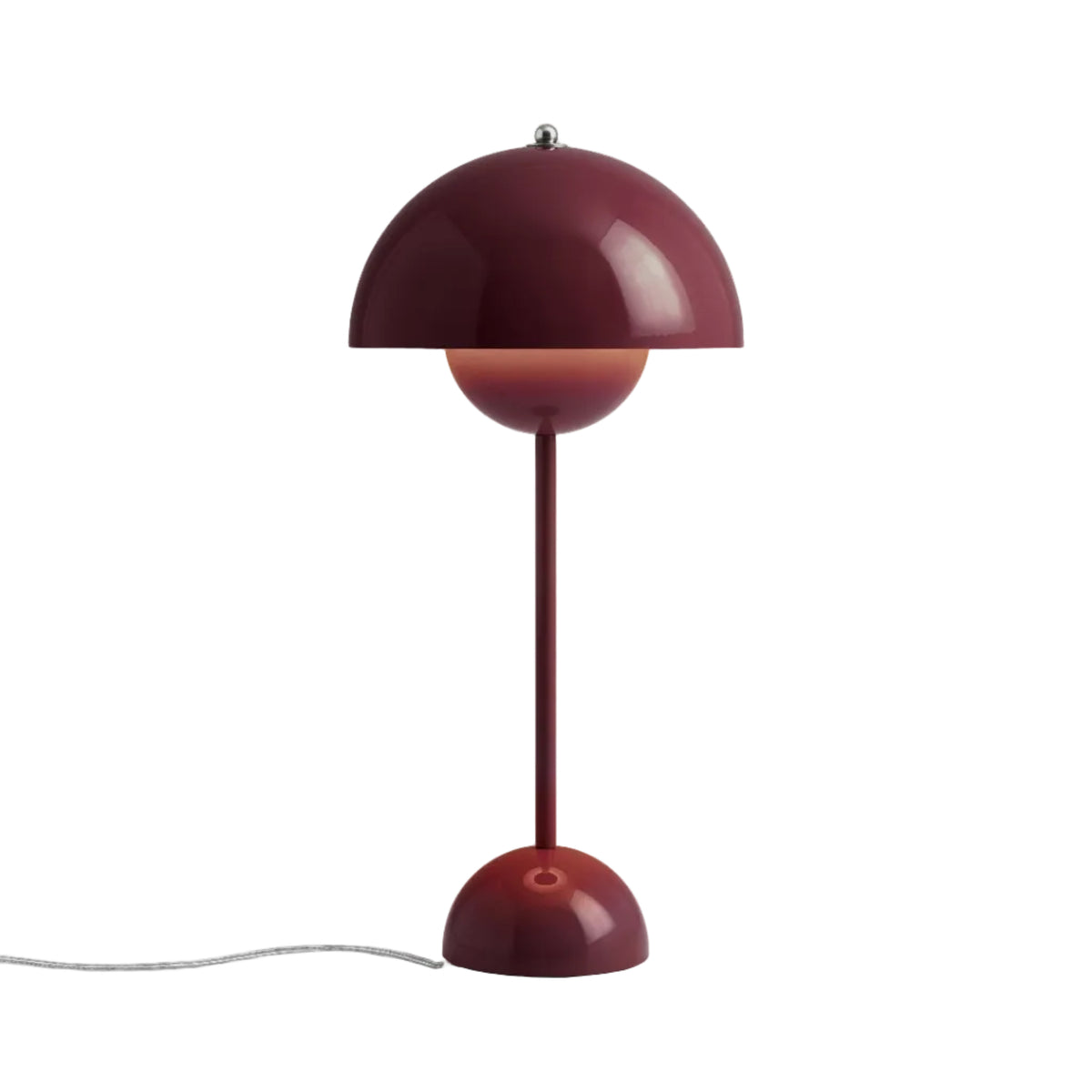 Tischlampe FLOWERPOT VP3 dunkles Pflaumen