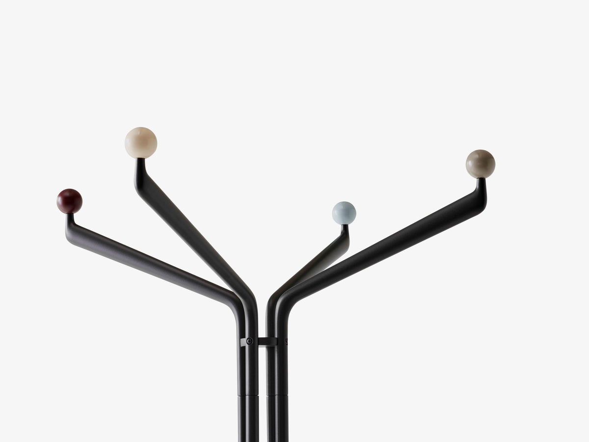 Stehender Kleiderständer CAPTURE SC77 graphit mit farbigem Finish