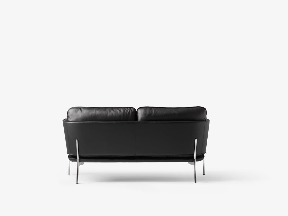 Zweisitzer-Sofa CLOUD LN2 mit verchromtem Gestell