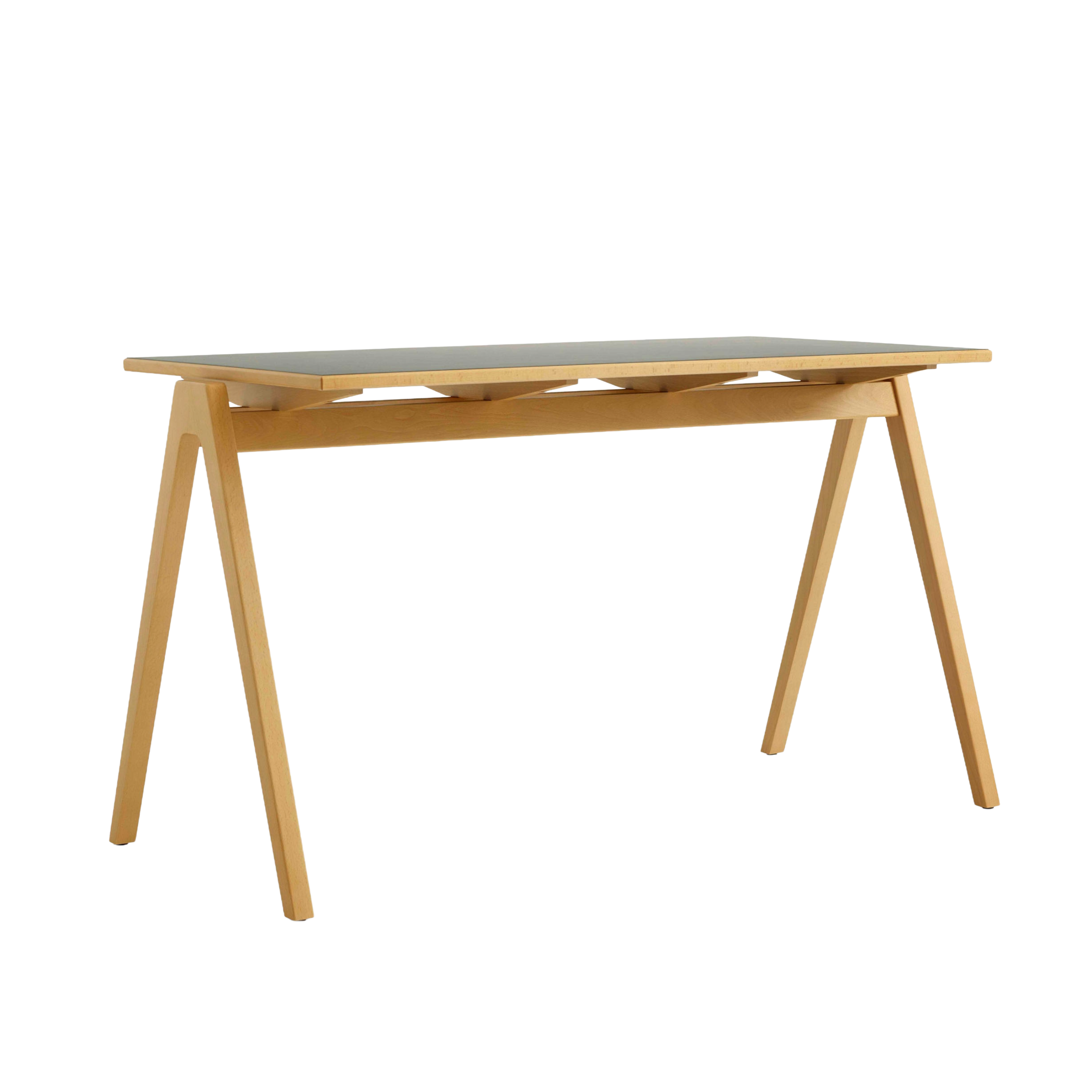 Tisch DAYSTAK RD2 aus Buchenholz mit laminiertem Tischplatte