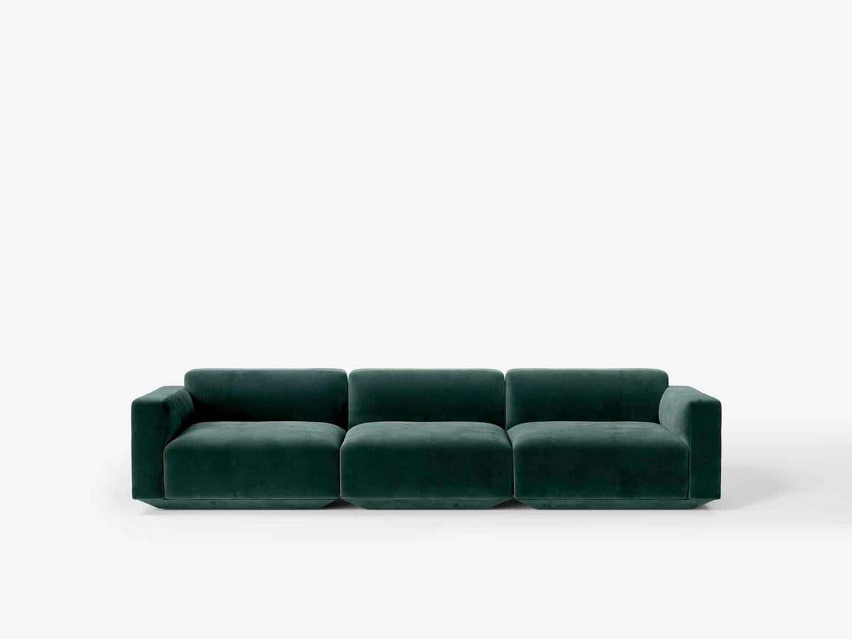 Modulares 4-Sitzer-Sofa DEVELIUS gepolstert
