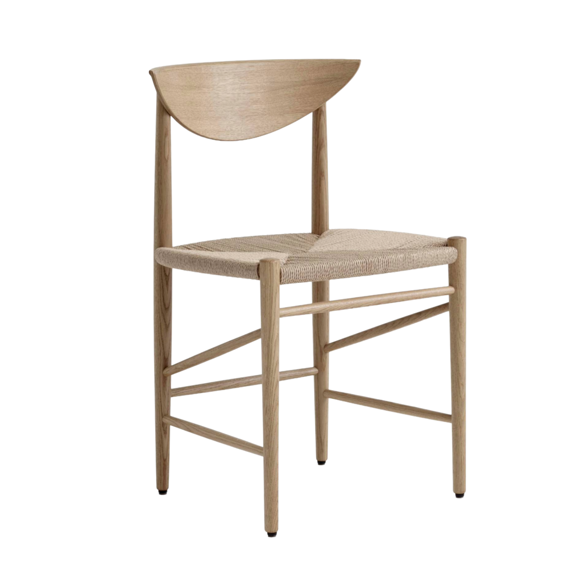 Stuhl DRAWN HM3 geölte Eiche mit gewebtem Sitz