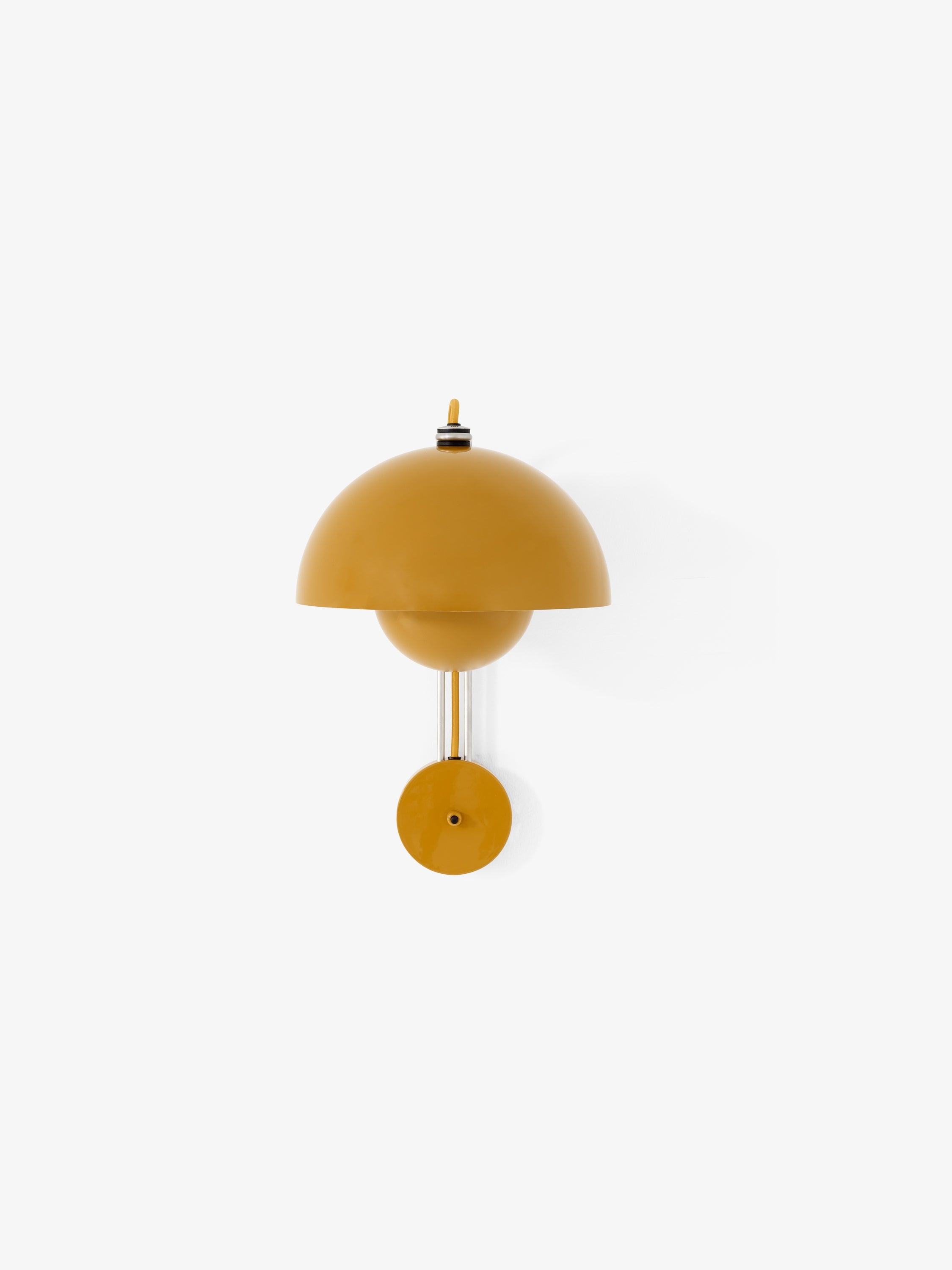 Wandlampe FLOWERPOT VP8 in Senfgelb