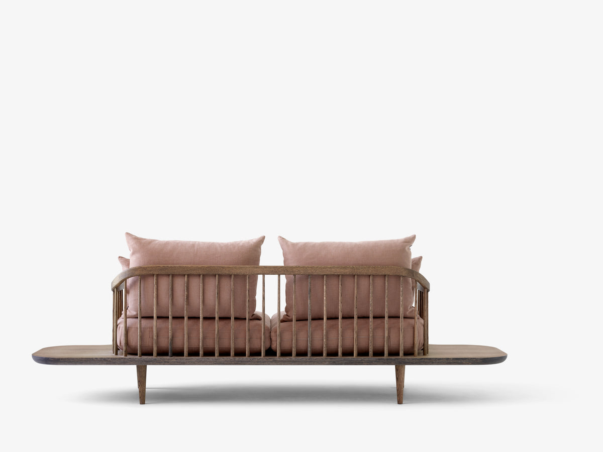 3-Sitzer Sofa FLY SC3 mit rauchfarbener Eichenbasis