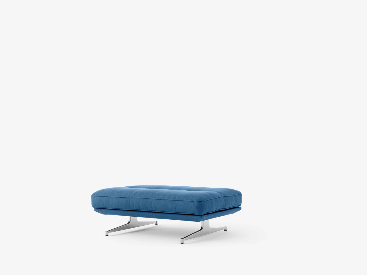 Hocker INLAND AV32 gepolstert mit Aluminiumgestell