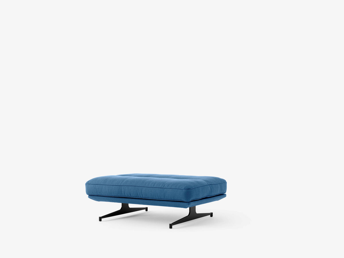 Hocker INLAND AV32 gepolstert mit schwarzem Gestell
