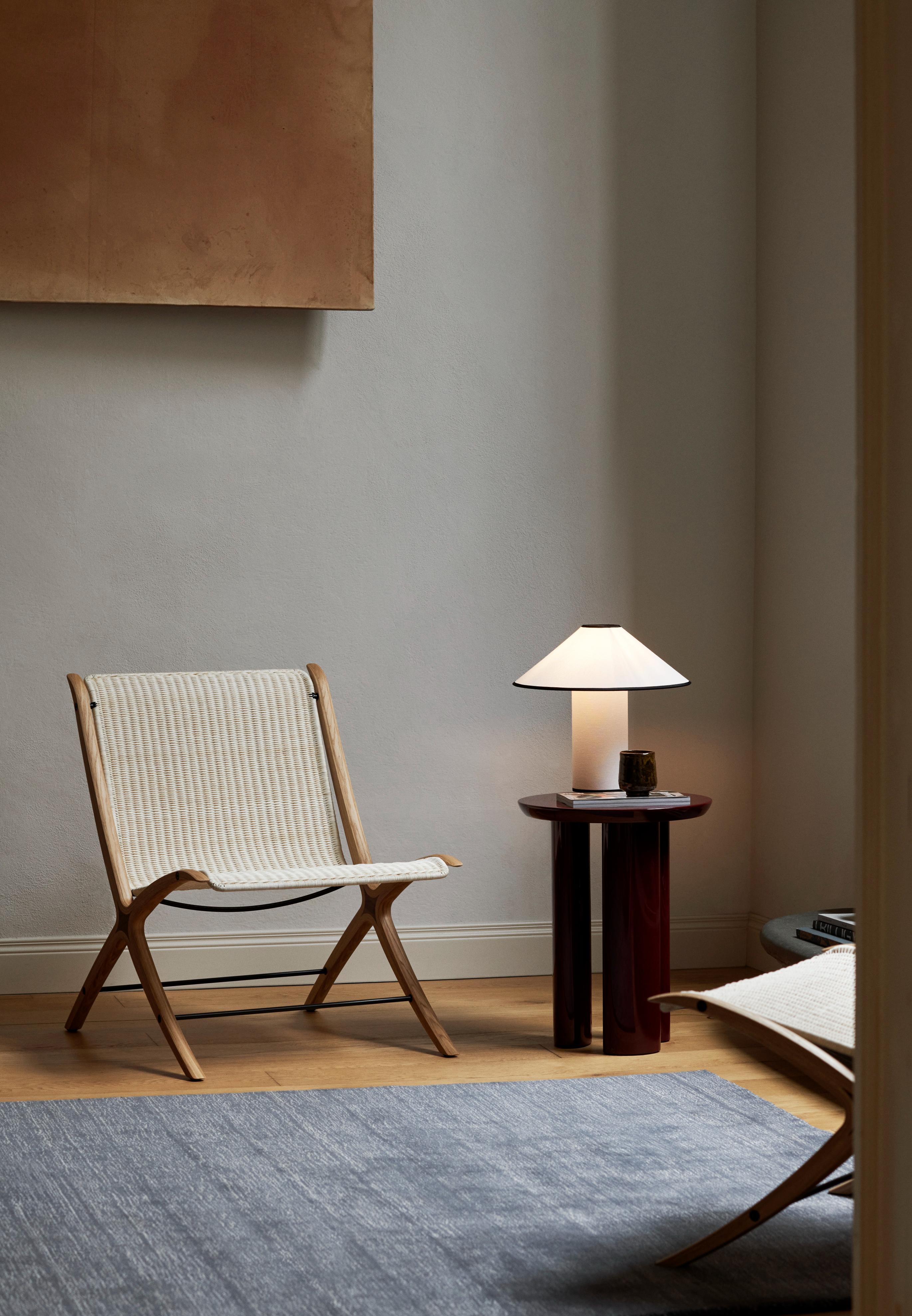 Sessel X HM10 mit Rattansitz und Holzgestell