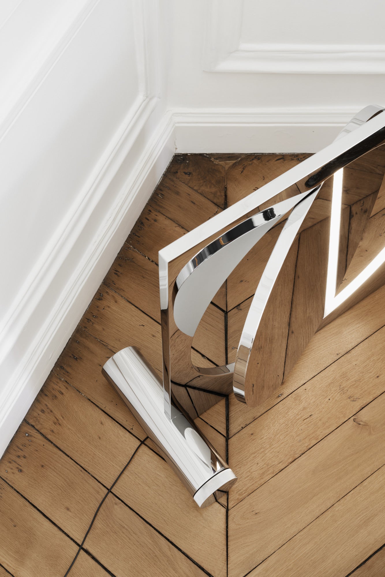 Stehlampe MOONSETTER verchromt