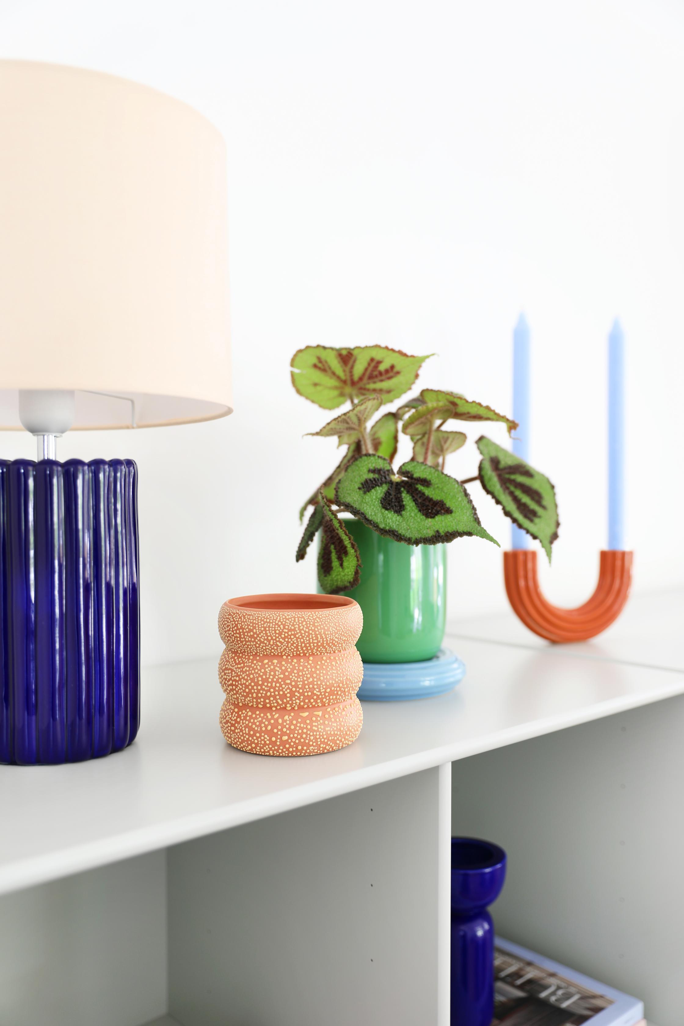 FLAB vase orange with yellow