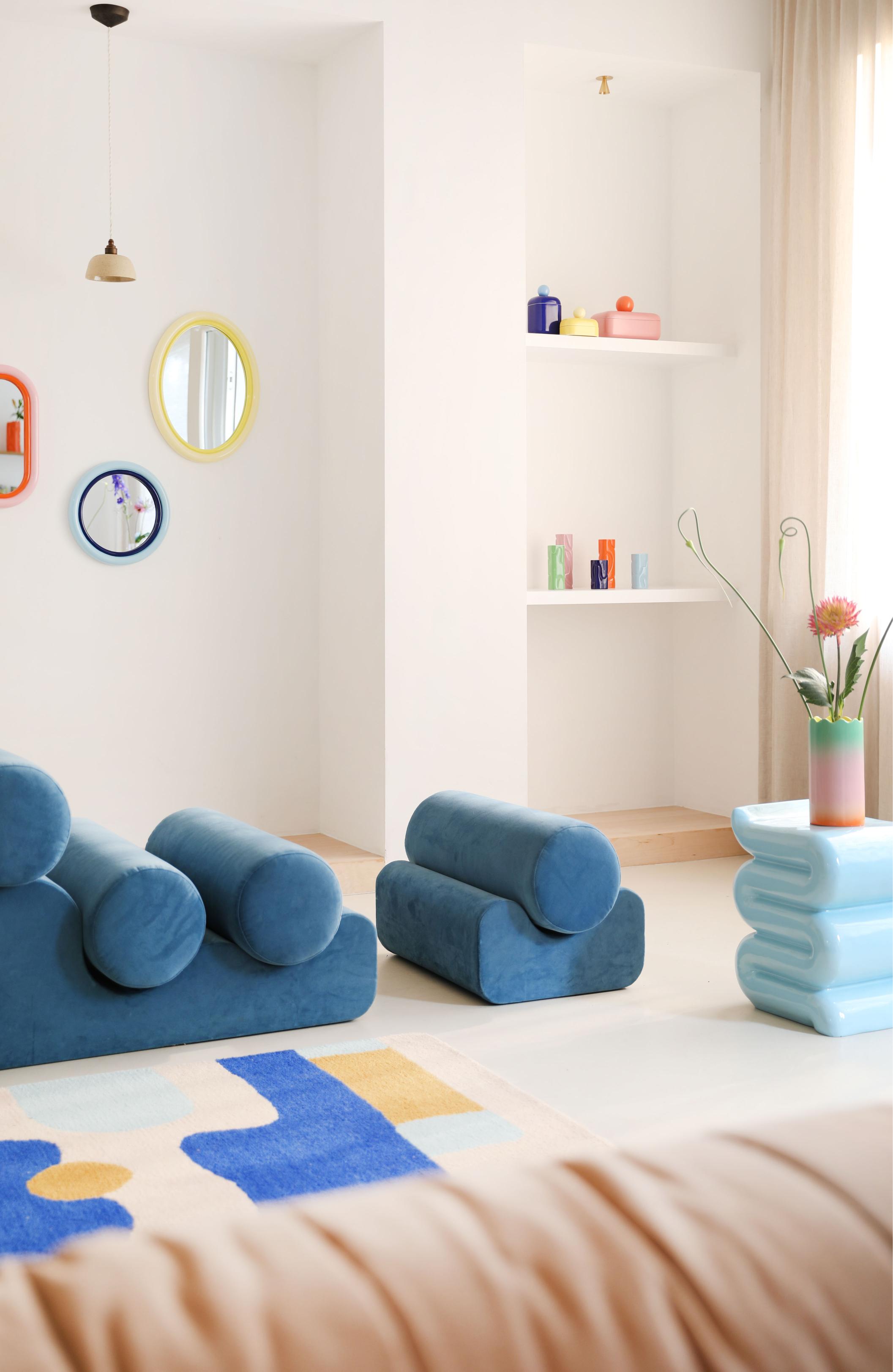 WHIP Blue Side Table