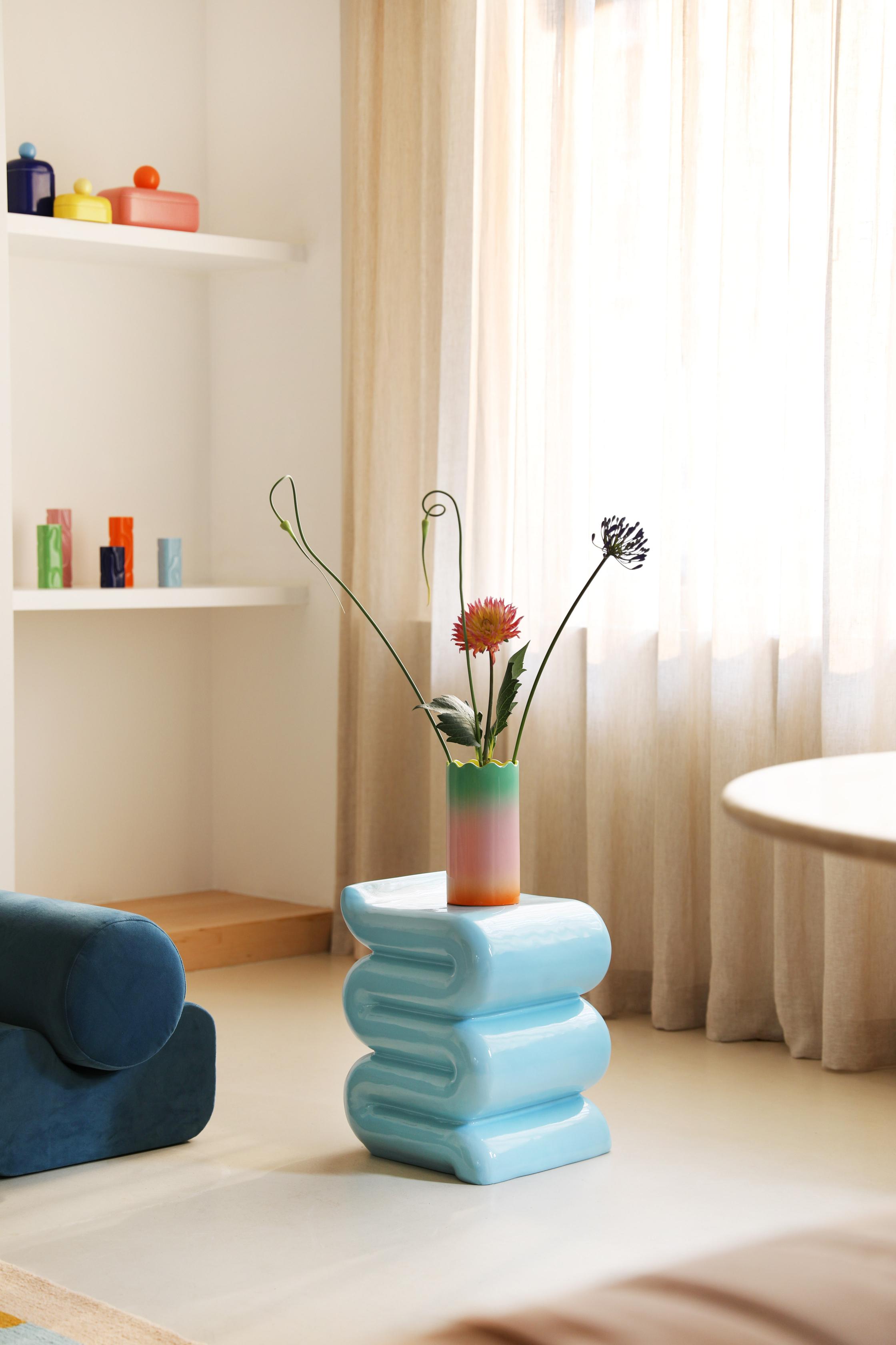 WHIP Blue Side Table