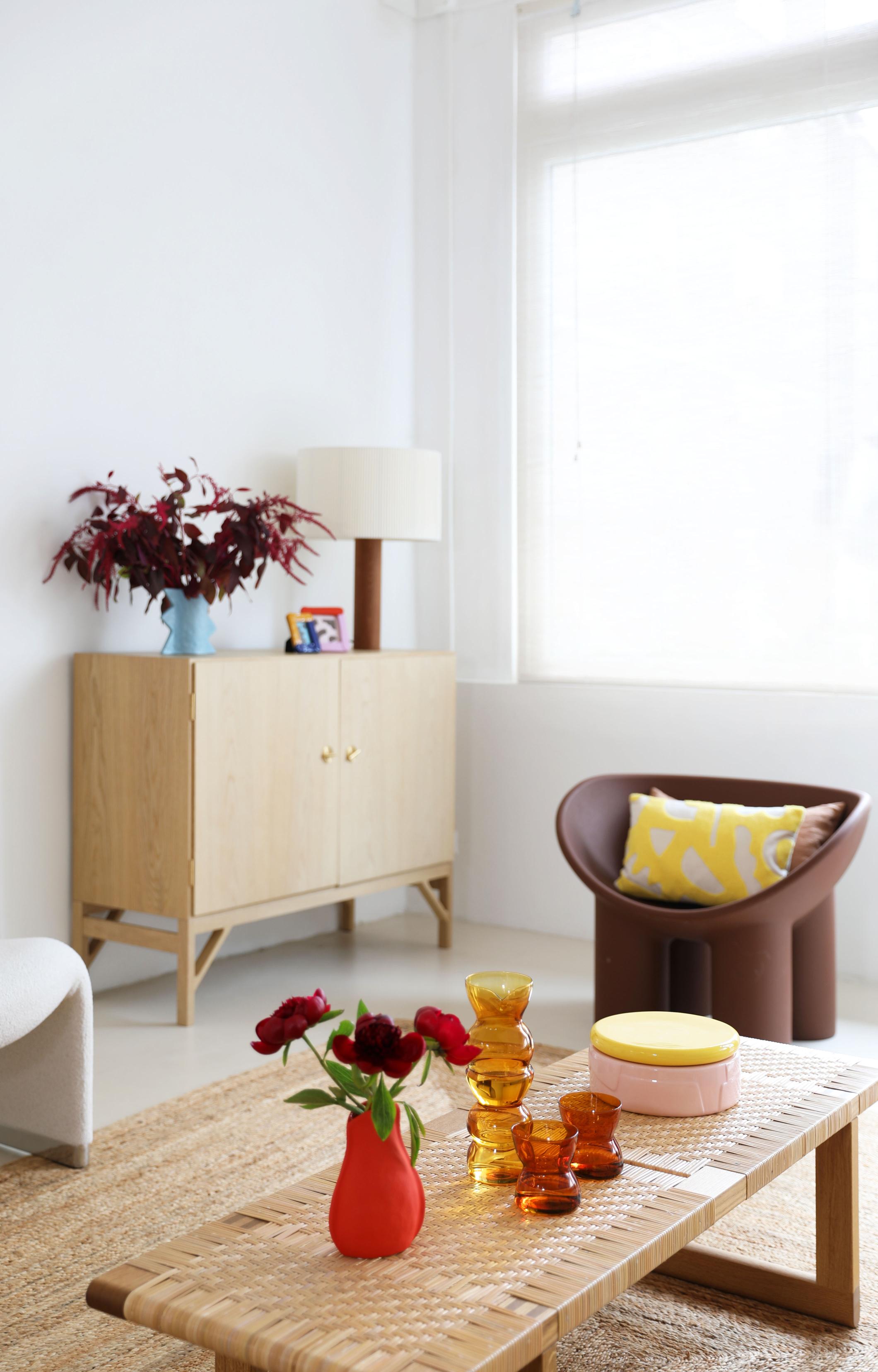 Set aus Gläsern TOTEM braun