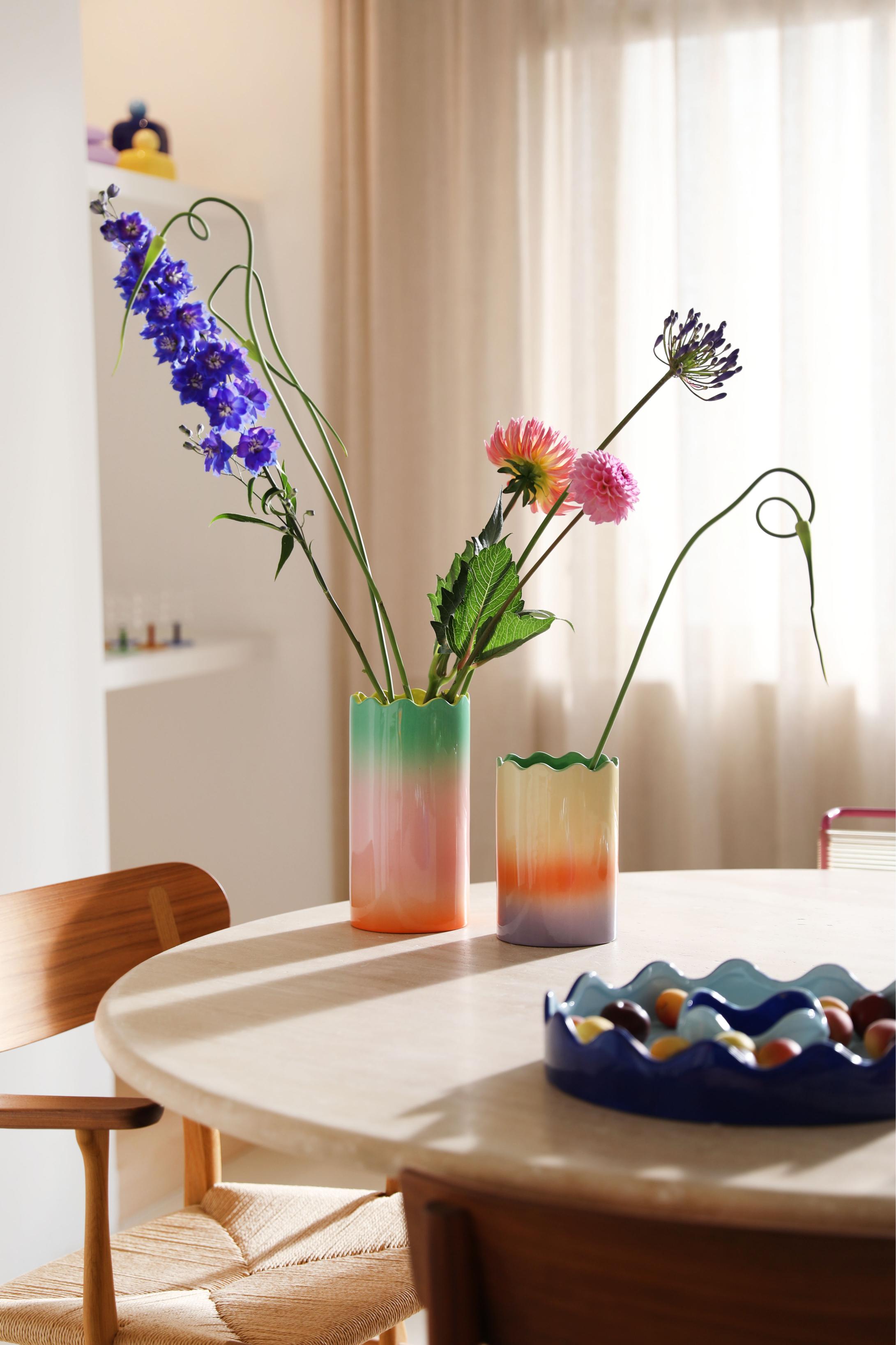 Vase FADE purple-orange gradient