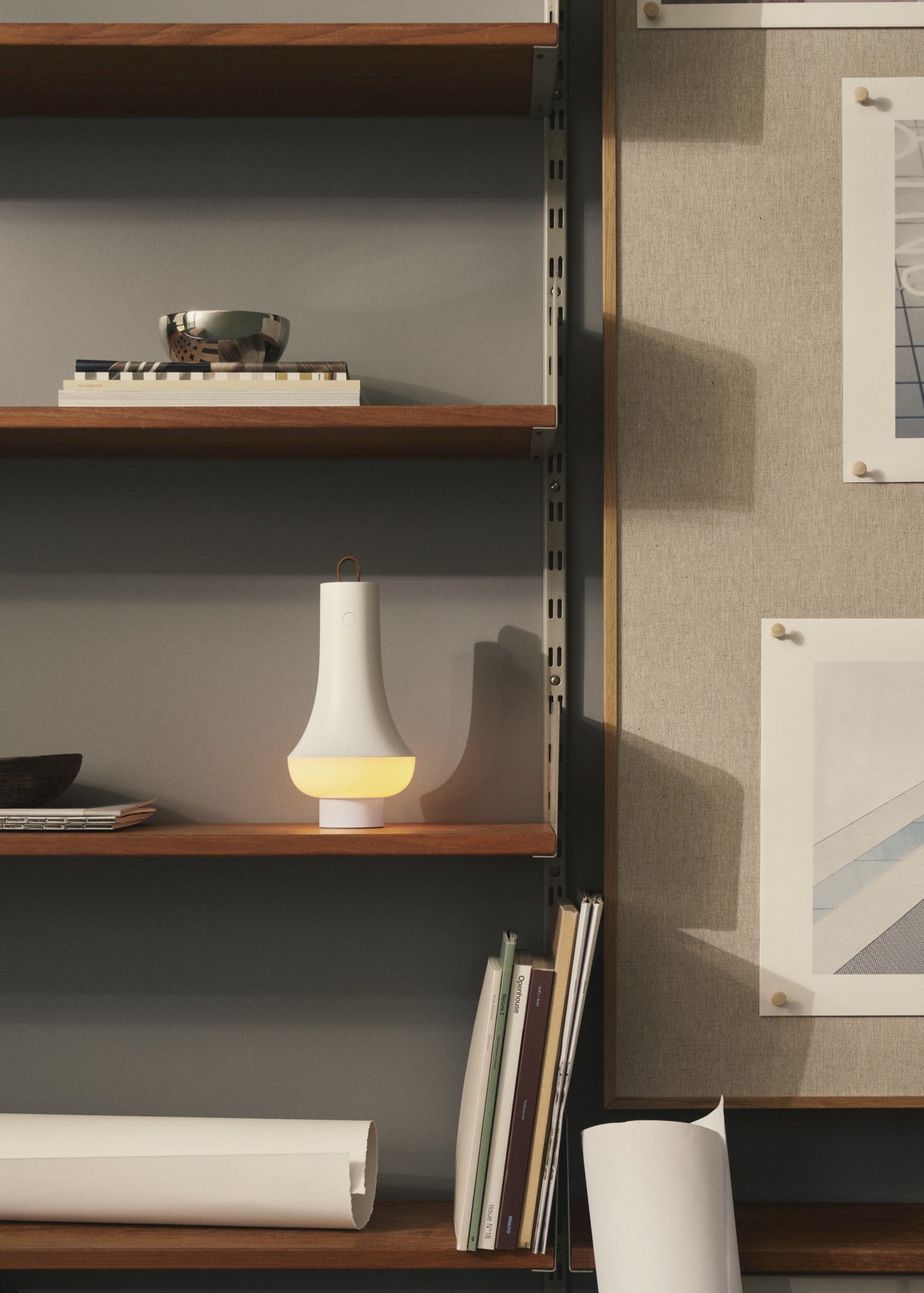 Portable lamp TOMOSHI white