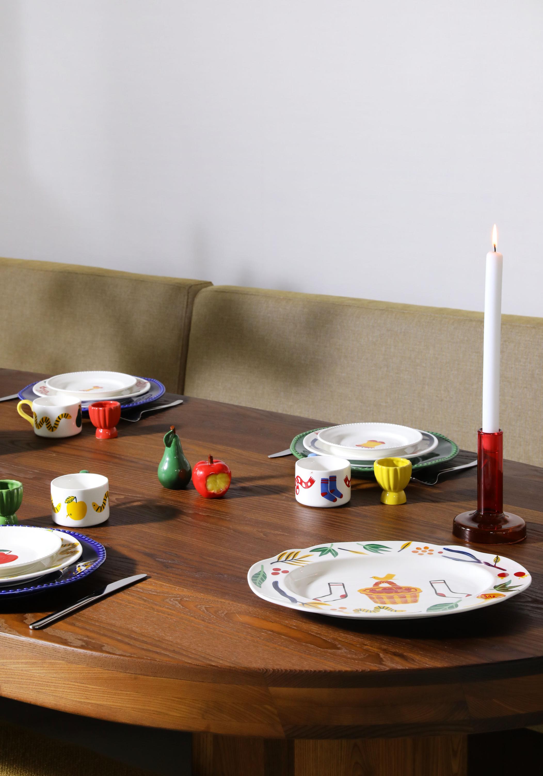 Colorful TUBE Egg Cup Set