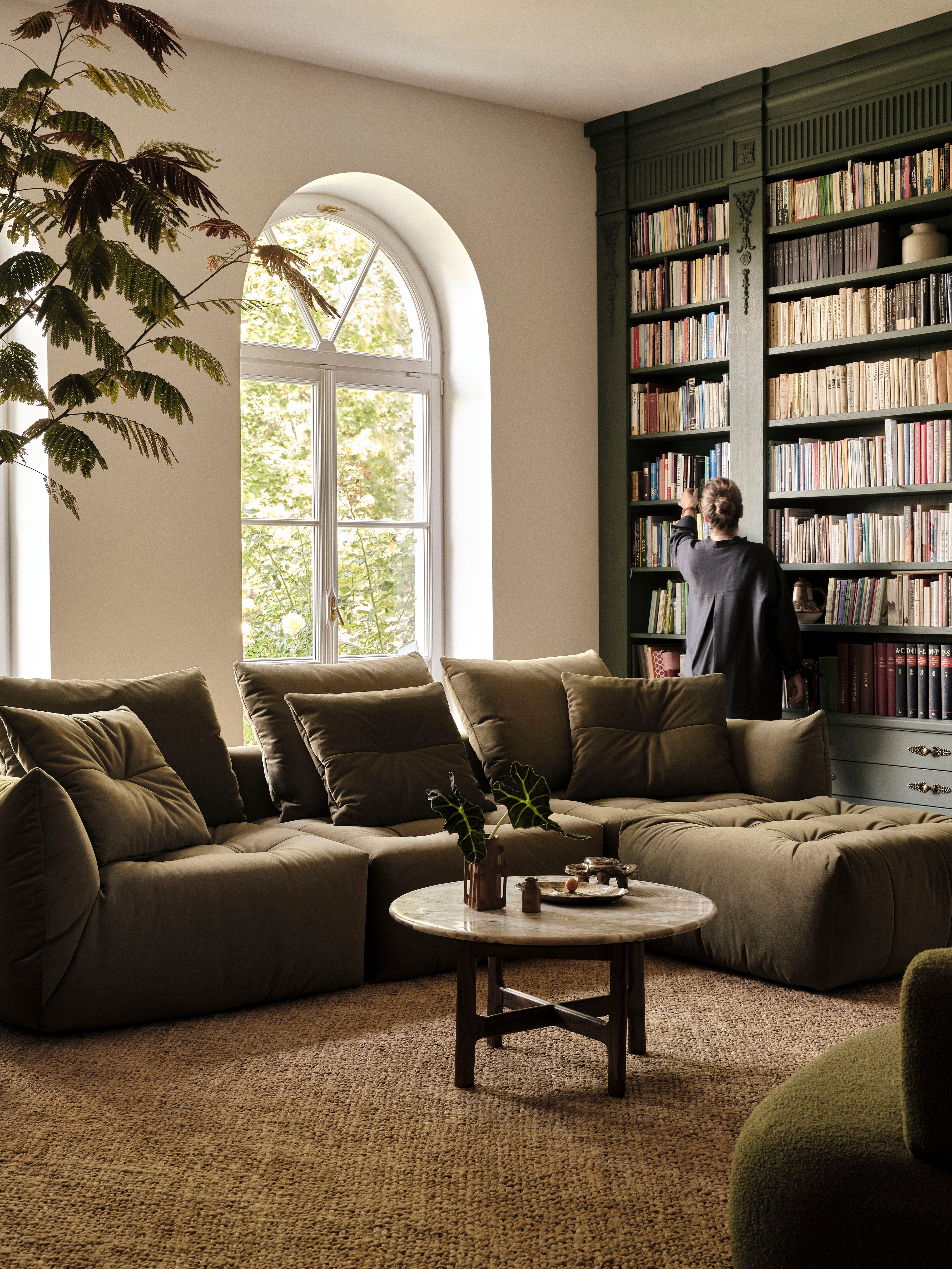 Velvet Modular Right Ecke Sofa, "Bloom", 3 Sitze, hellbraun, 316x216x95
In Europa gemacht