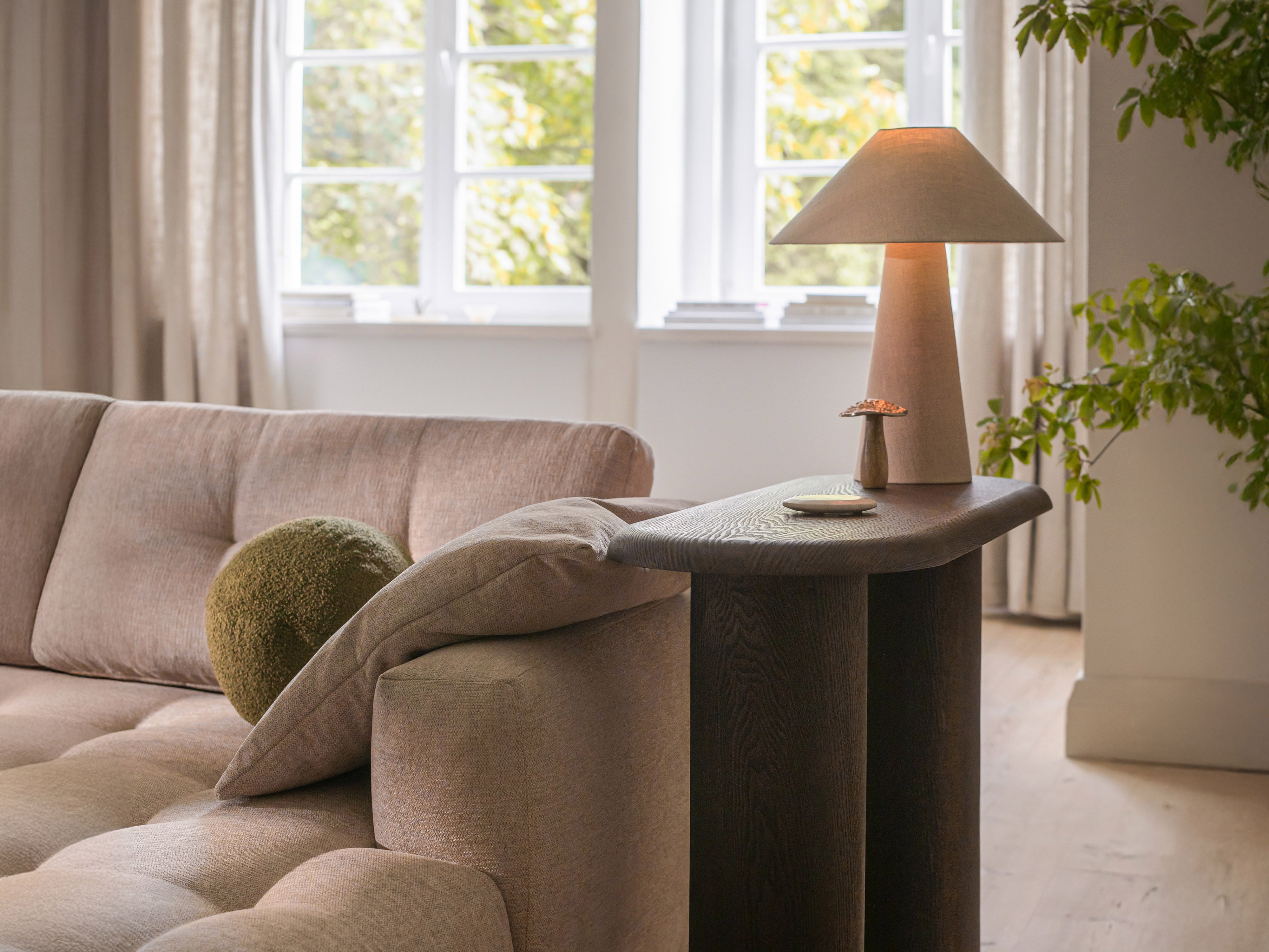 Sofa 3-Sitzer BEMY beige Chenille