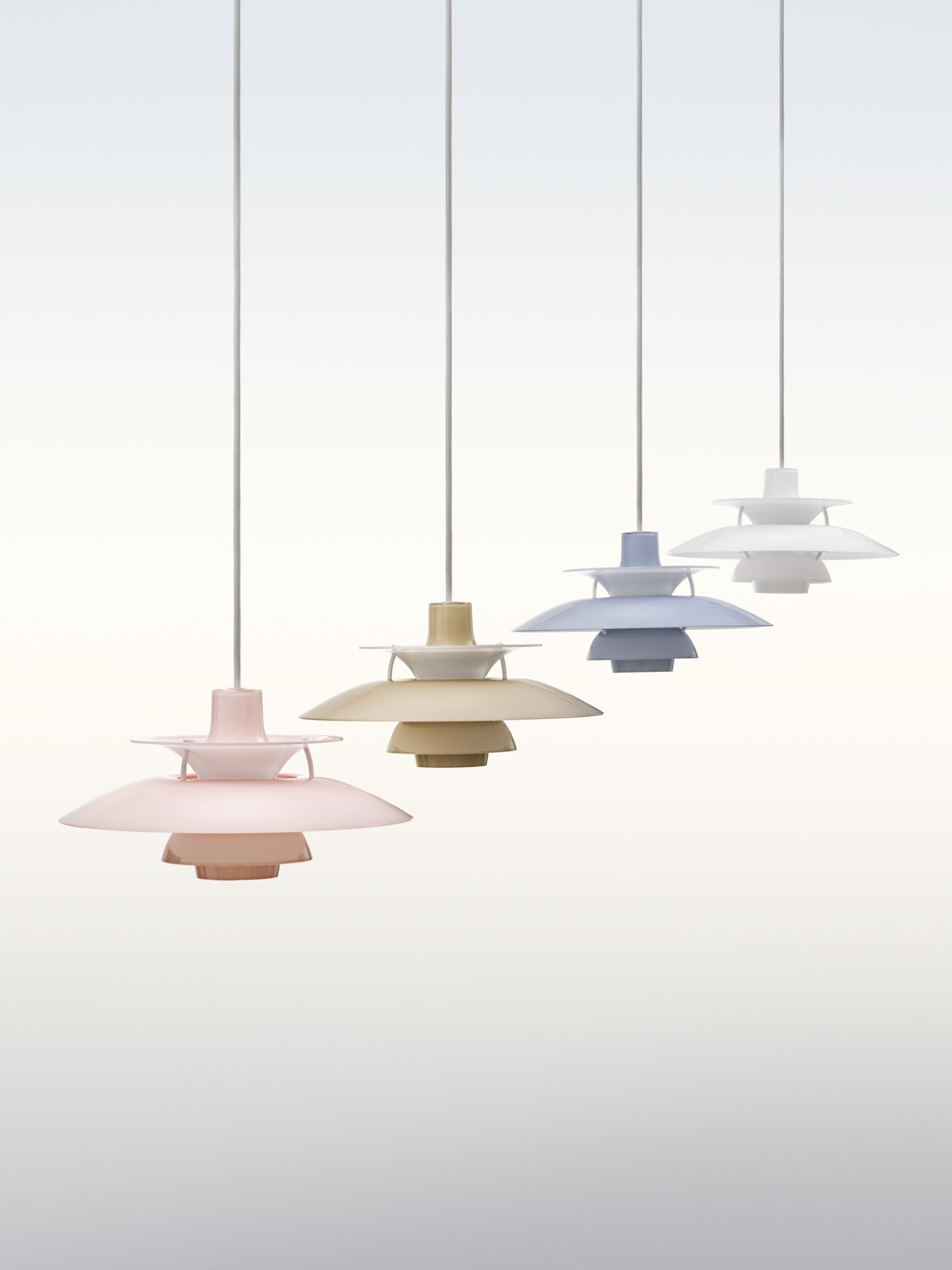 Lampa wisząca PH 5 OPAL biały