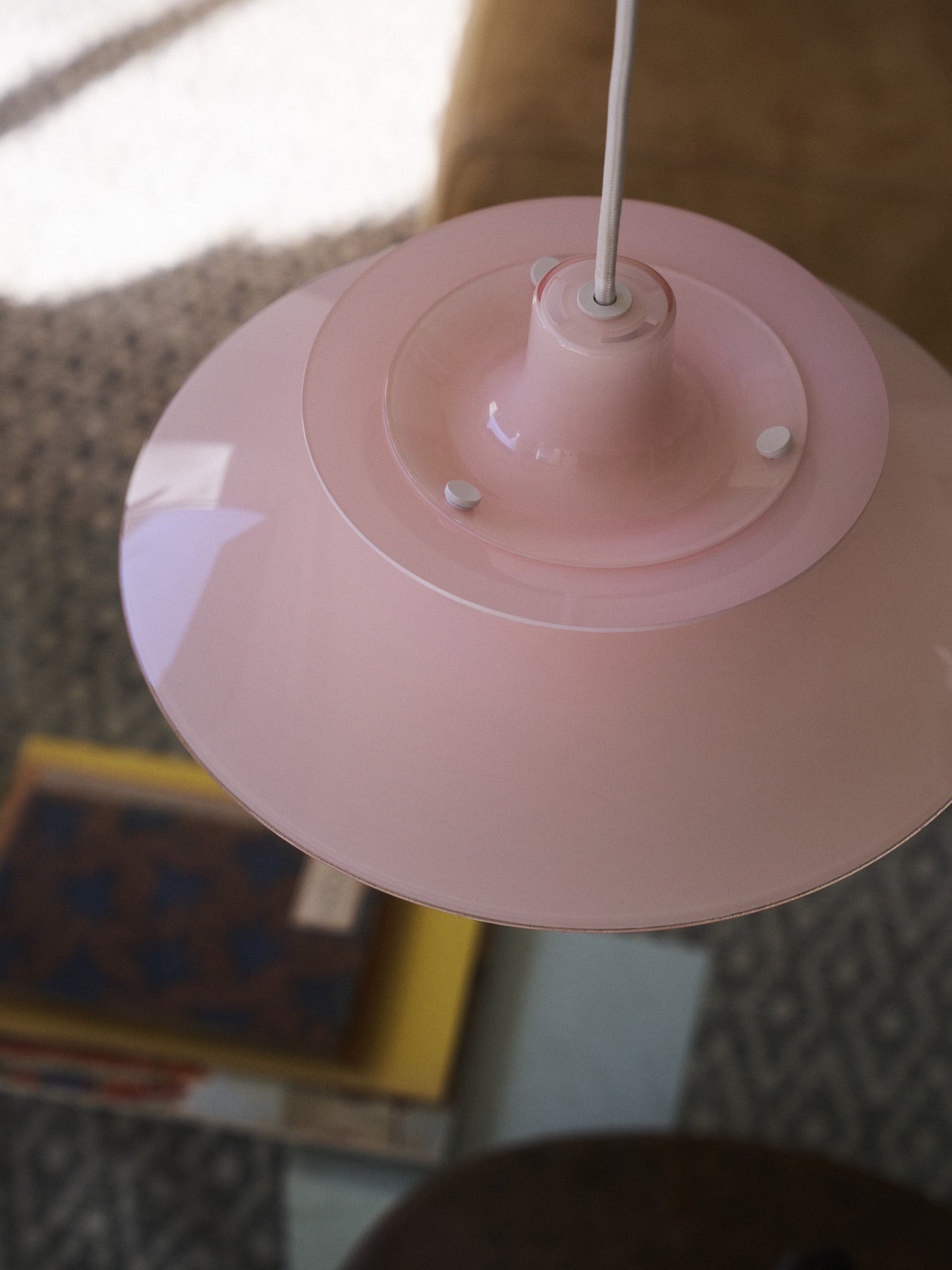 Hanging lamp PH 5 OPAL light pink