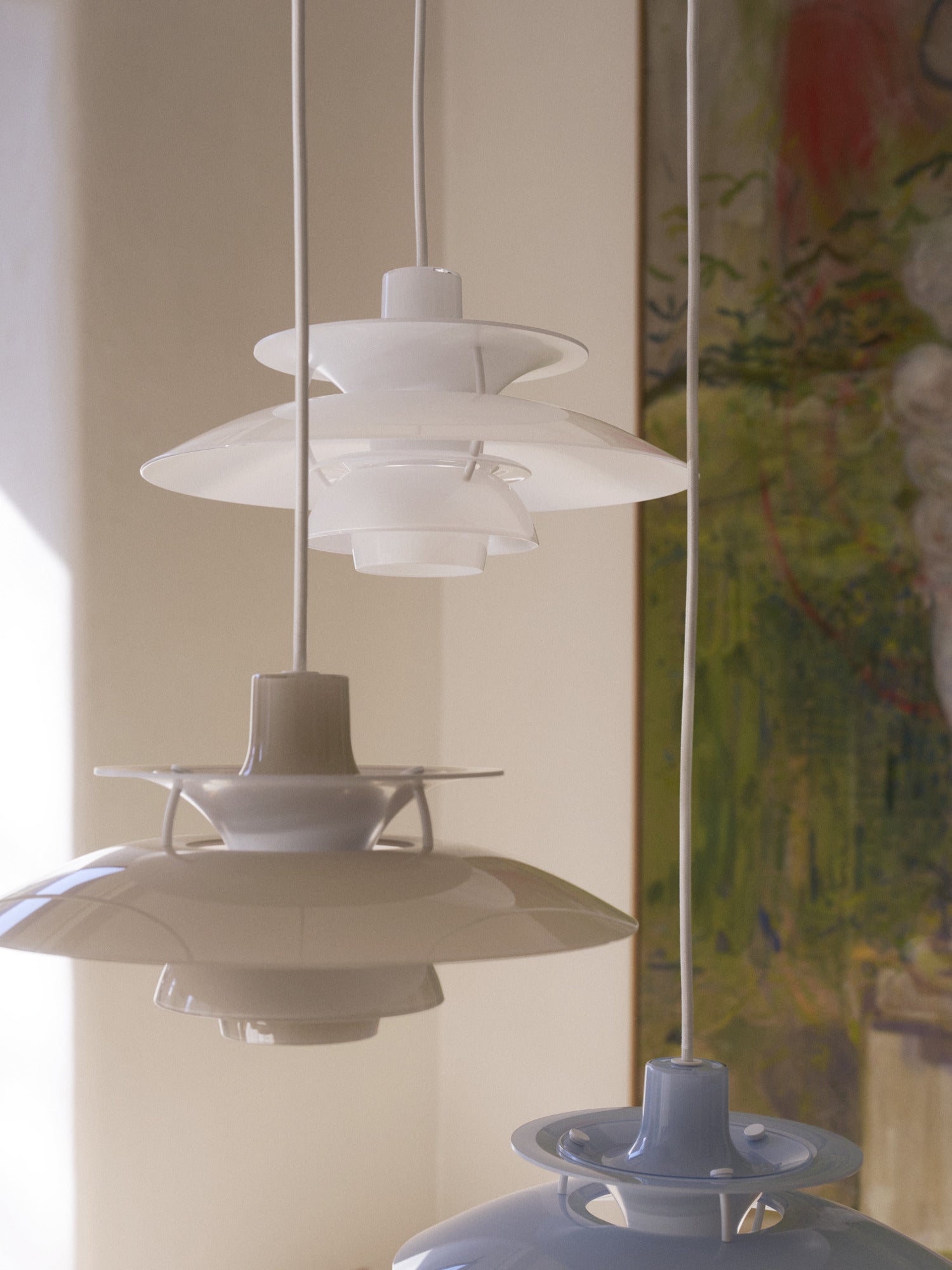 Lampa wisząca PH 5 OPAL beżowy