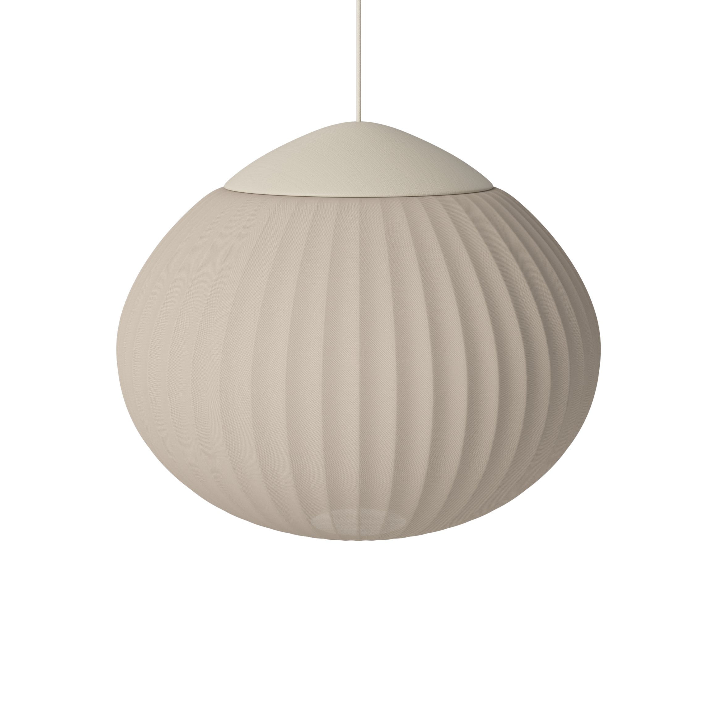 Acorn Beige Ribbon Hanging Lampe