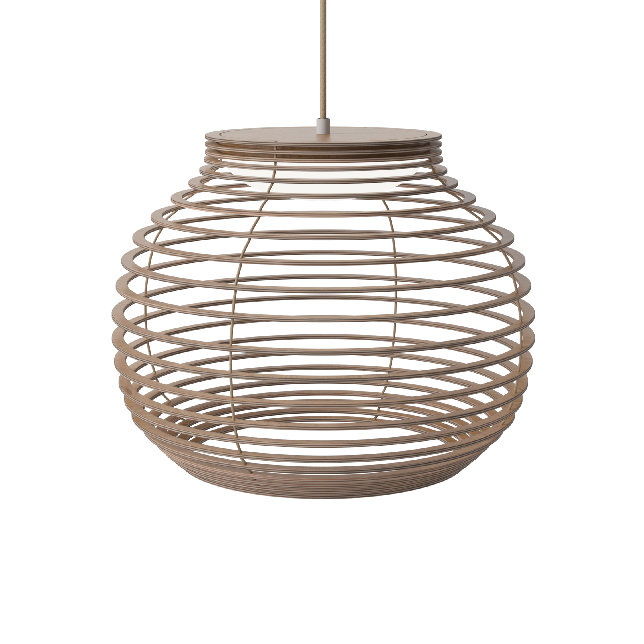 Anelli Hanging Lampe Eichenfurnier