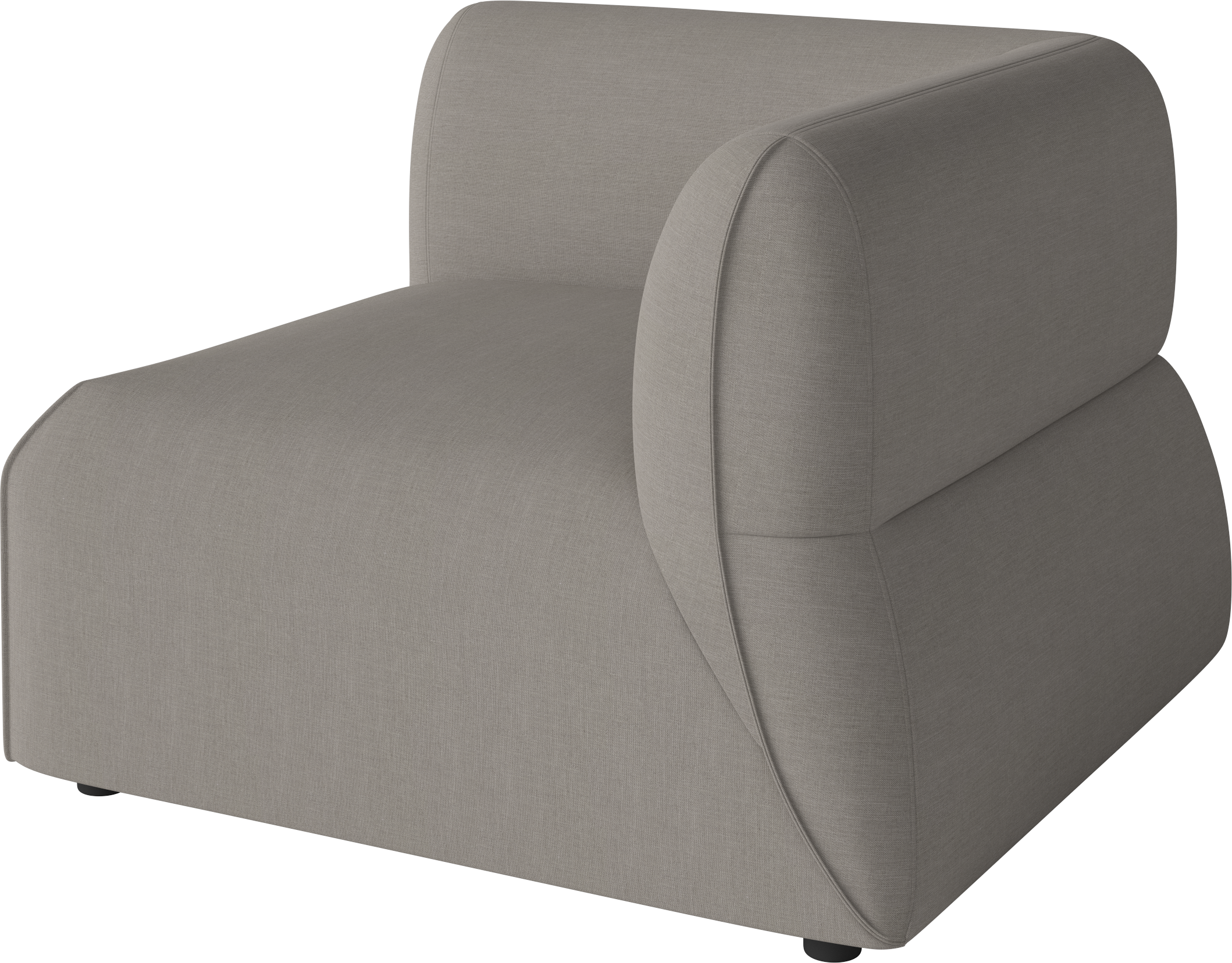 Modulares Sofa -Arke - rechts mit Handgepolstermodul