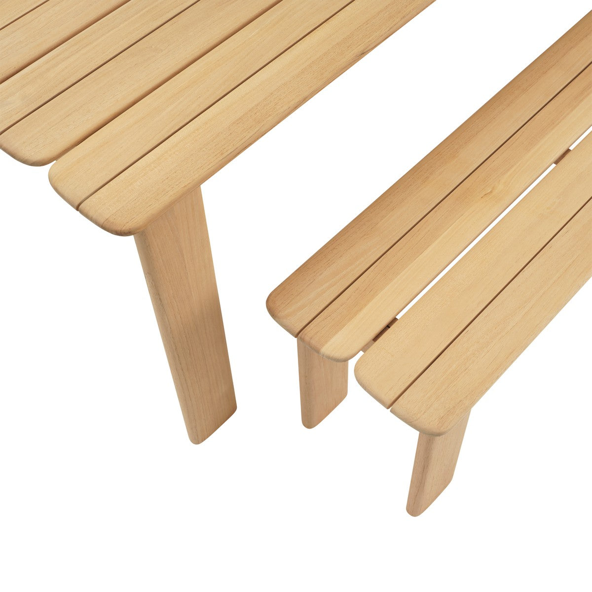 Tisch für den Außenbereich ASSEMBLE Teakholz
