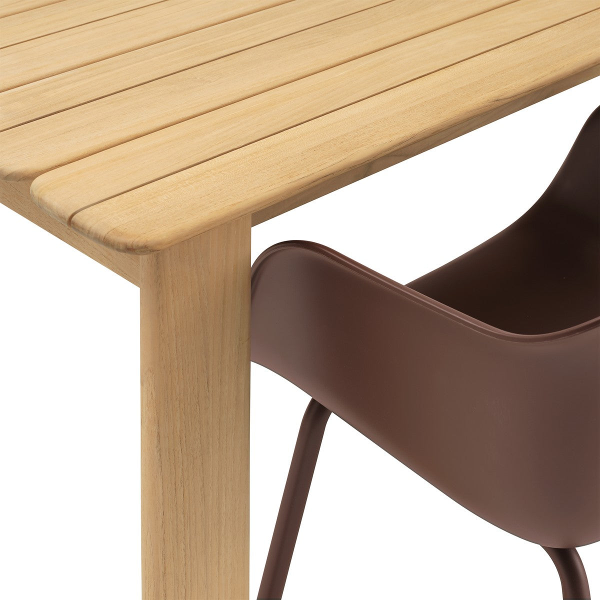 Tisch für den Außenbereich ASSEMBLE Teakholz