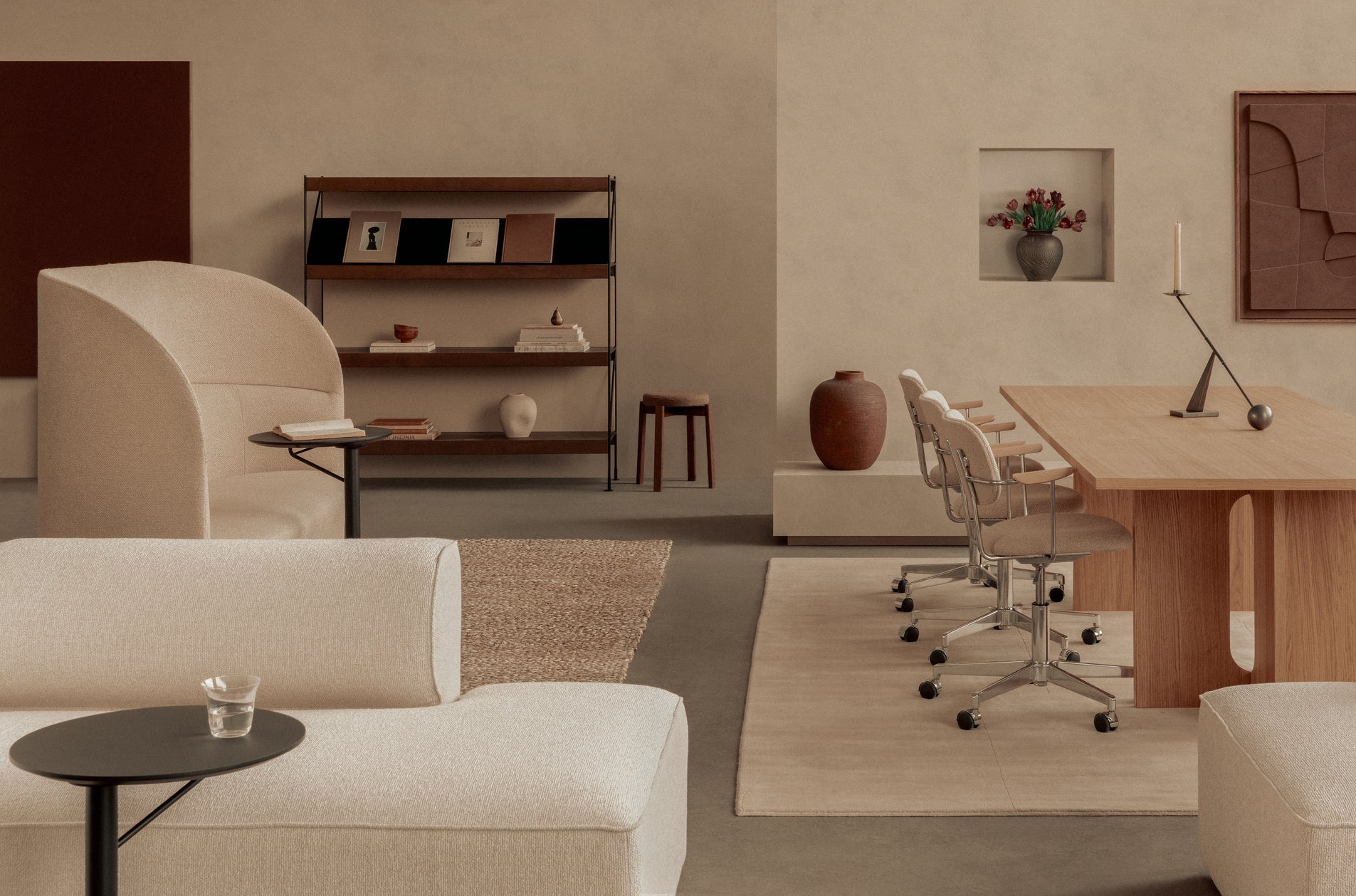 Kerzenhalter INTERCONNECT brüniertes Messing