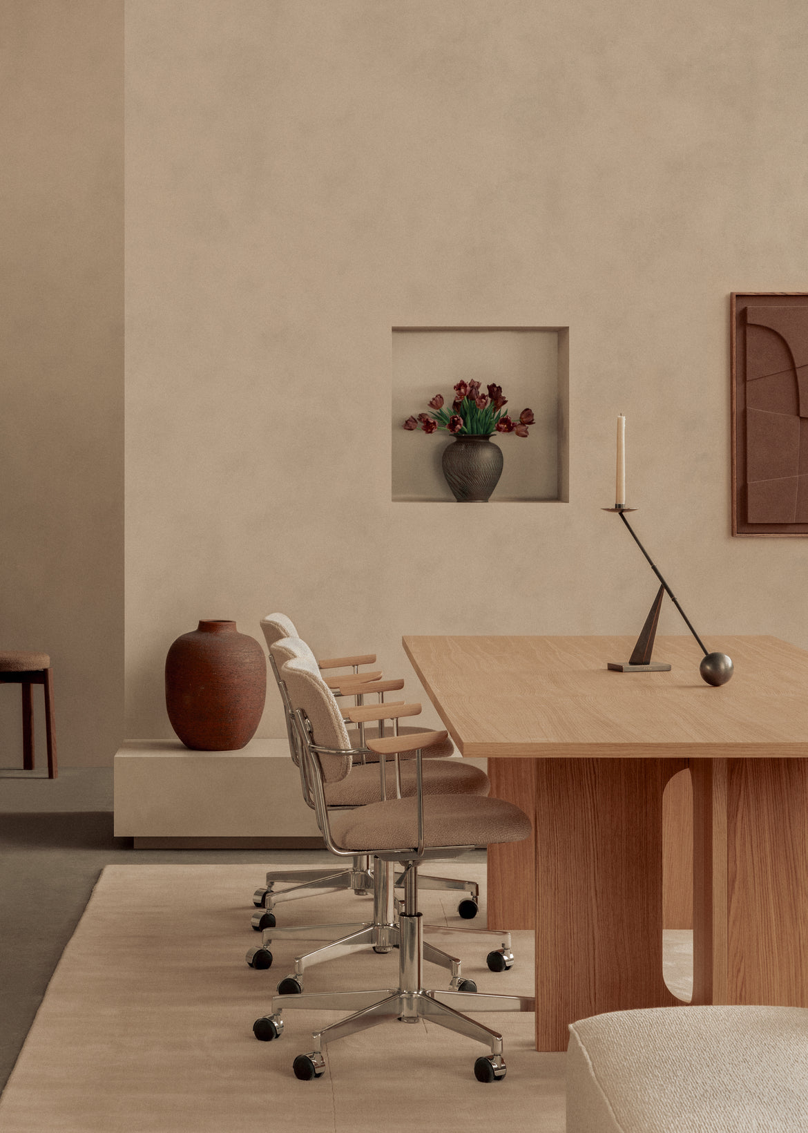 Kerzenhalter INTERCONNECT brüniertes Messing