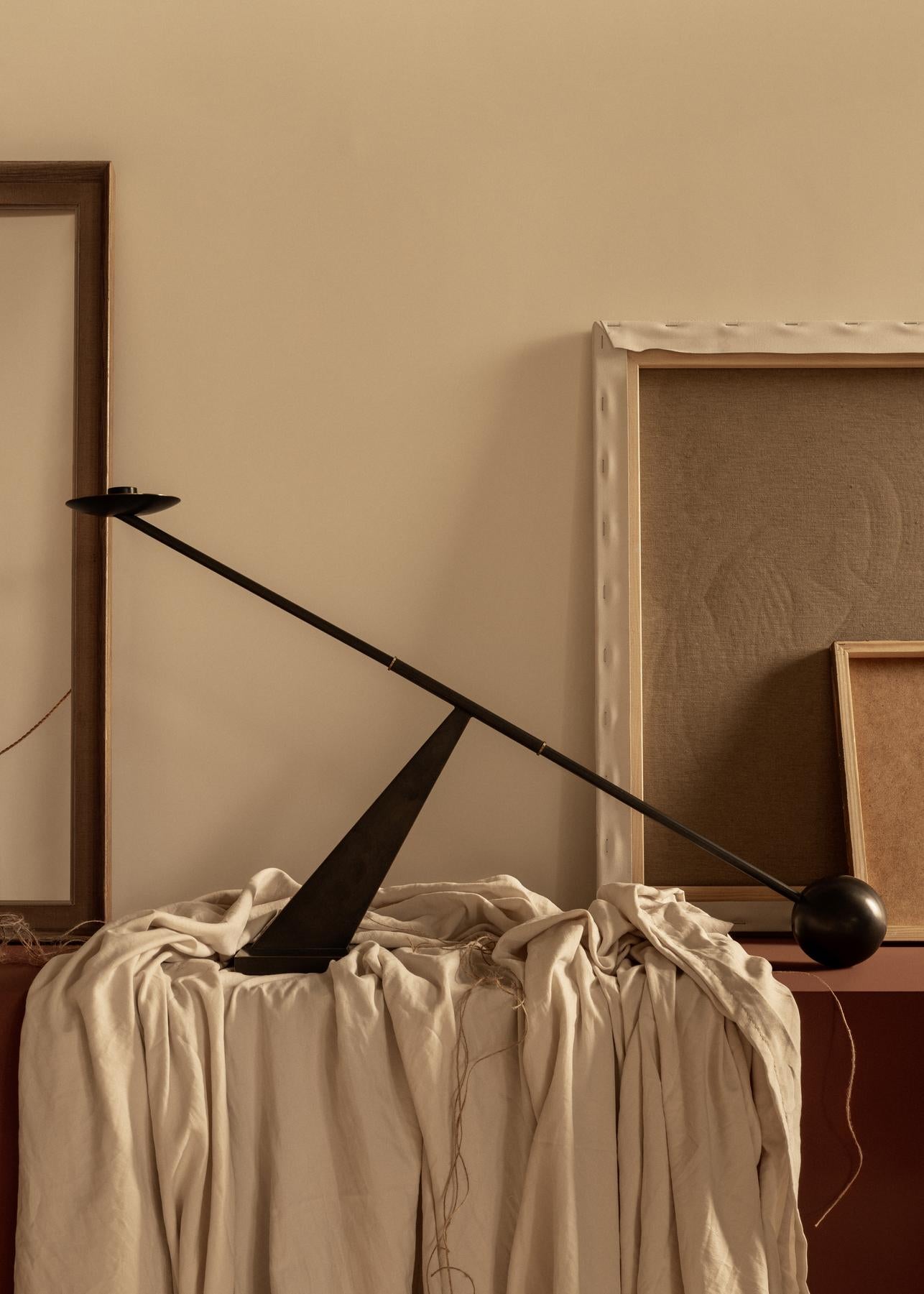 Kerzenhalter INTERCONNECT brüniertes Messing