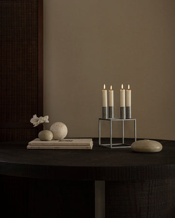 KUBUS Brown Candle Holder