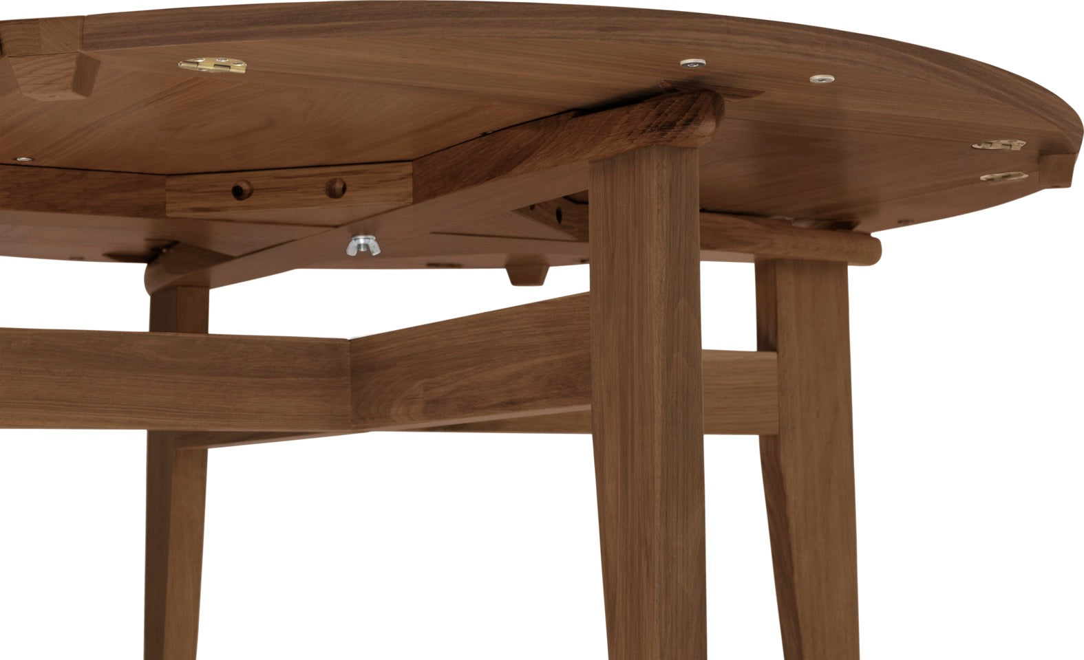 Ausziehbarer Tisch B-TABLE Nussbaumholz