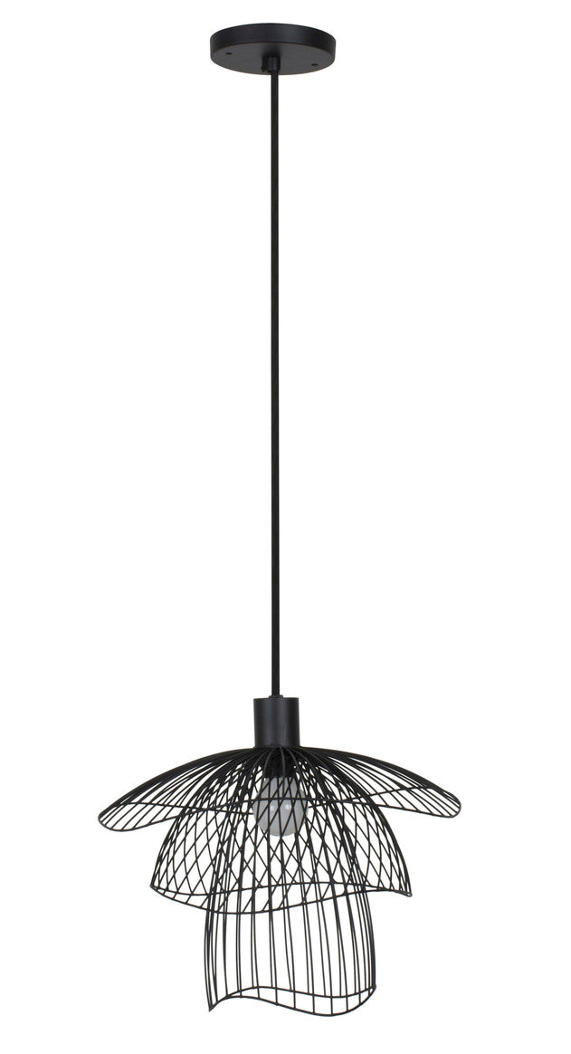 Schwarze Papillon -Hanglampe