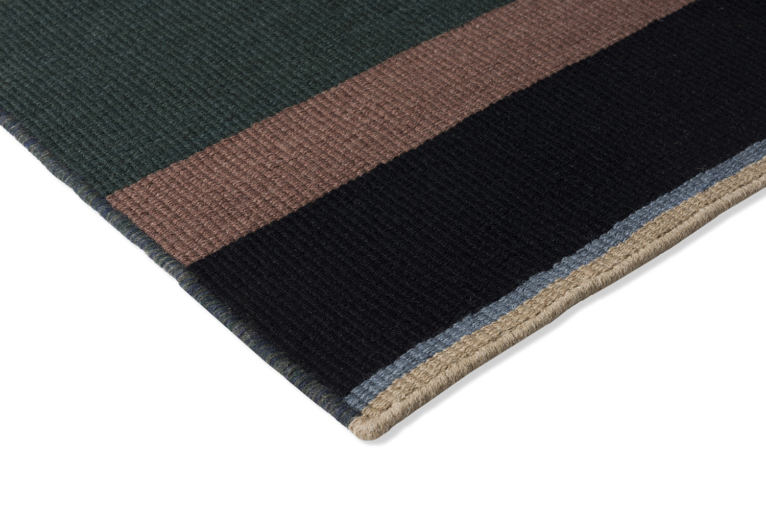 Artisan Stack Navy-Green Stack Teppich