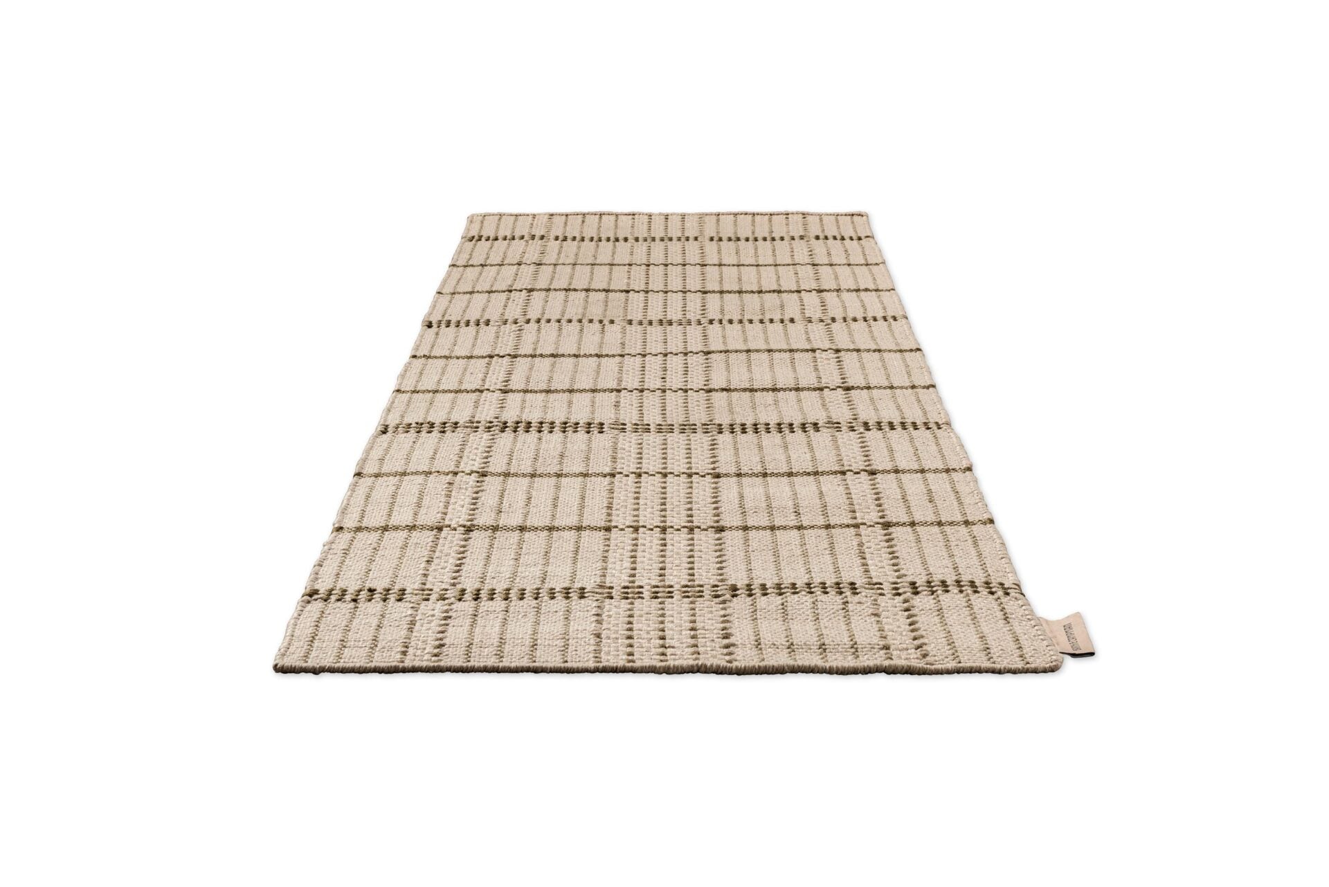 Outdoor rug of stitch beige-brown