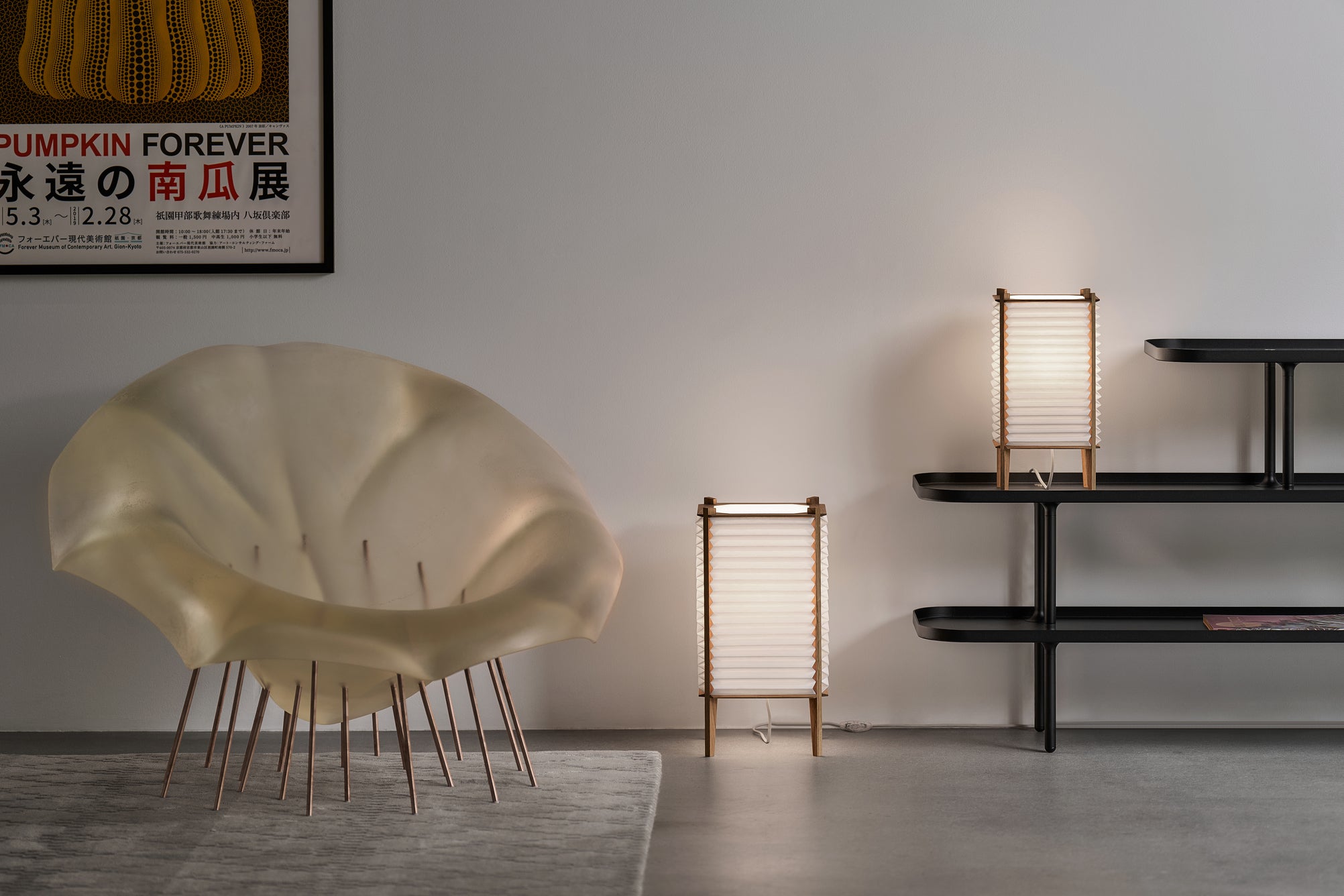 Tischlampe MODELL 303 BEE HIVE weiß