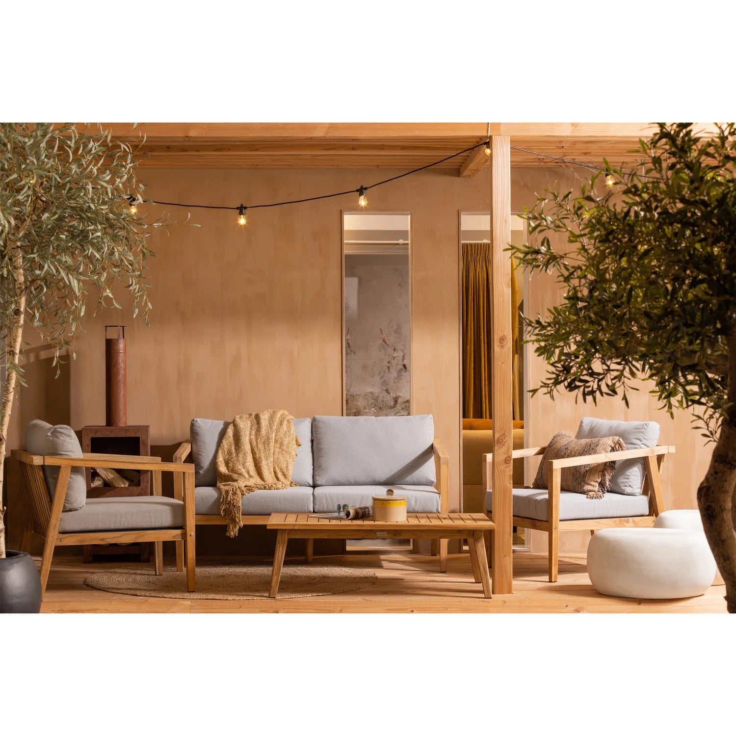 Lucca Garden Set Teakholzholz