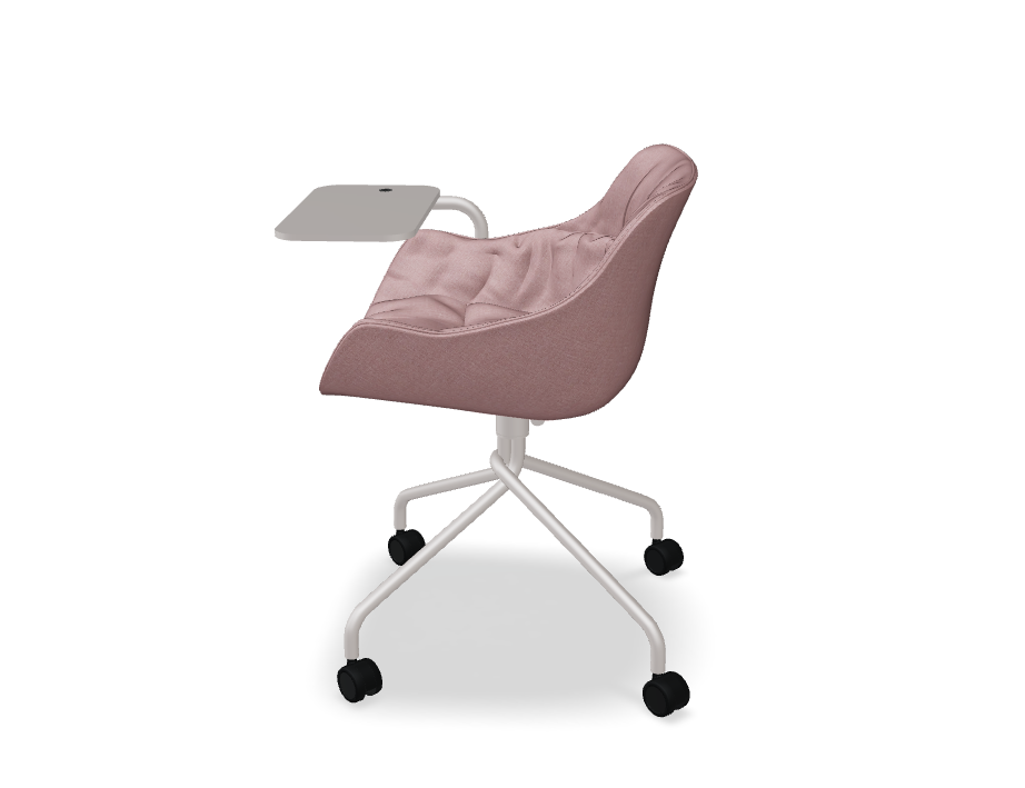 Schwenkstuhl Baltic Soft Duo Metal Base mit Rädern für eine harte Oberfläche