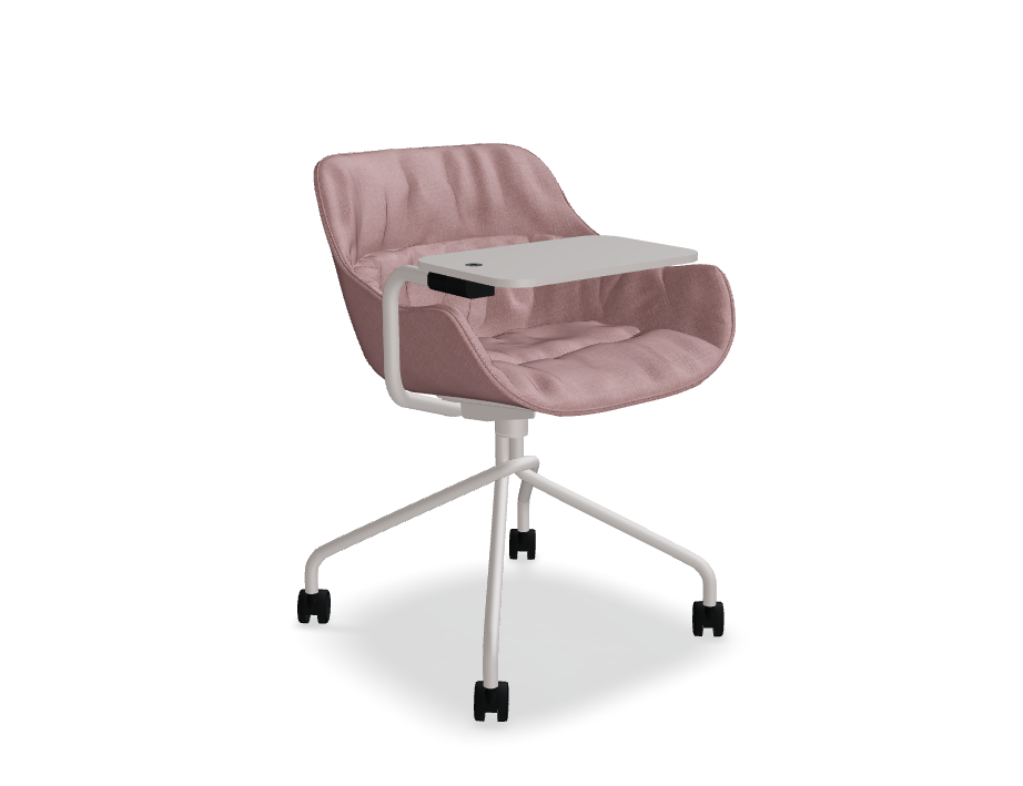 Schwenkstuhl Baltic Soft Duo Metal Base mit Rädern für eine harte Oberfläche